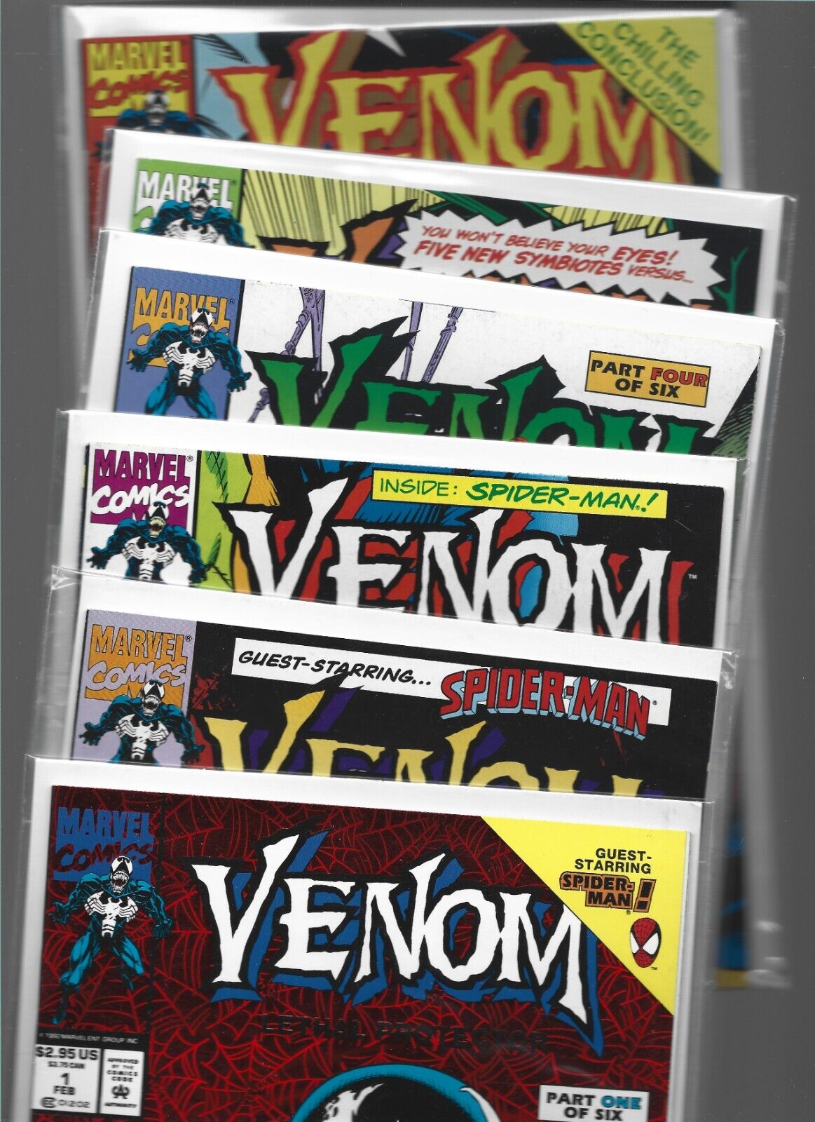 Venom: Lethal Protector #1 2 3 4 5 6 newsstand variants first appearance Scream