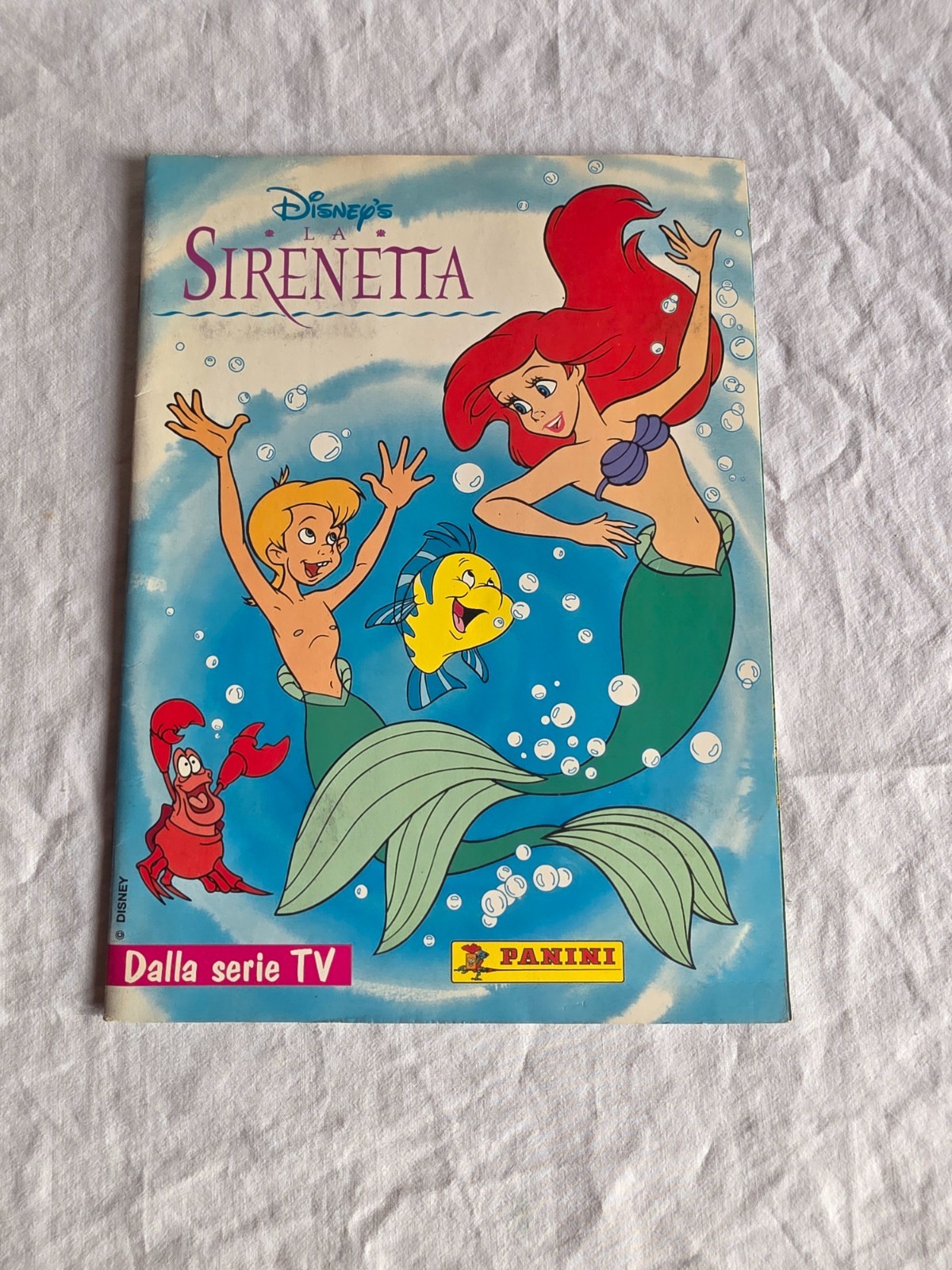 PANINI FIGURINE ALBUM - THE LITTLE MERMAID FROM THE TV SERIES (1994) - PERFECT COMPLETE PANINI FIGURINE ALBUM - THE LITTLE MERMAID FROM THE TV SERIES (1994) - PERFECT COMPLETE
