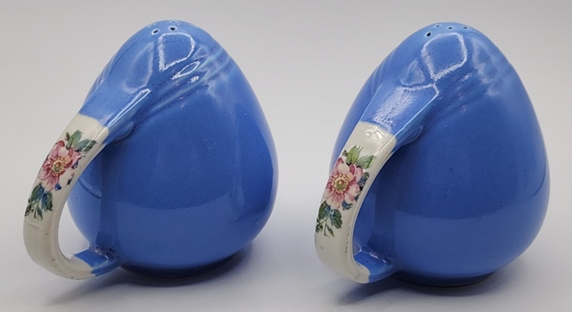 Hall Rose Parade Sani-Grid Salt & Pepper Set 4 1/4" Tall Hall Rose Parade Sani-Grid Salt & Pepper Set 4 1/4" Tall