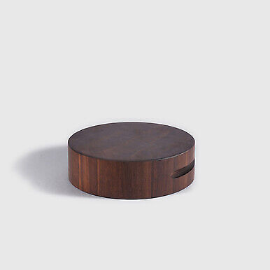 Round, Walnut, End-Grain Cutting Board, 10 in. x 3 in. Jerry Lalancette