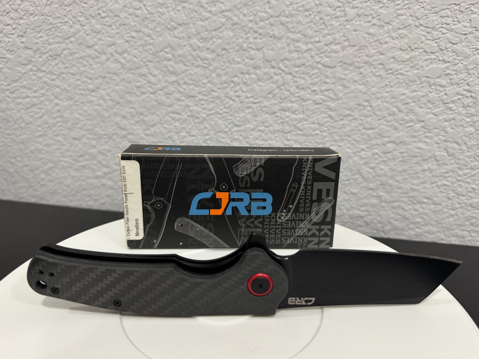🆕 CJRB Crag J1904 AR-RPM9 Carbon Fiber Folding Pocket Knife 🆕 CJRB Crag J1904 AR-RPM9 Carbon Fiber Folding Pocket Knife