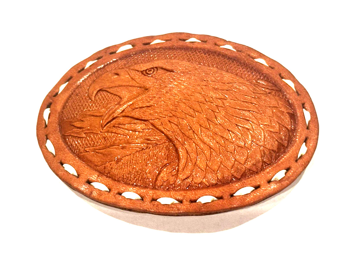 VINTAGE AMERICAN EAGLE TOOLED OVAL 4" WESTERN BELT BUCKLE LEATHER ART EUC VINTAGE AMERICAN EAGLE TOOLED OVAL 4" WESTERN BELT BUCKLE LEATHER ART EUC