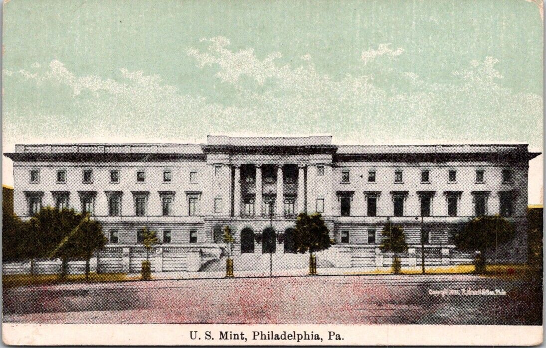 RARE - Philadelphia Pennsylvania PA U.S. Mint Vintage Postcard Unposted 
