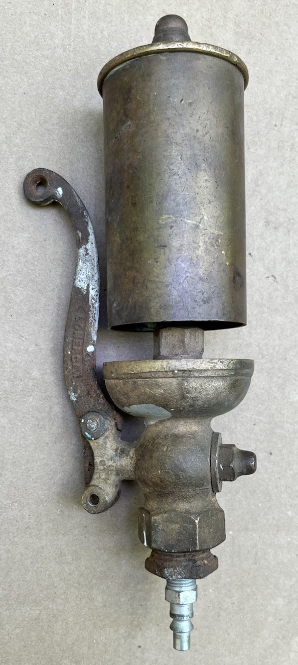 antique lonergan steam whistle 2 3/4" w x 9 1/2" t works antique lonergan steam whistle 2 3/4" w x 9 1/2" t works