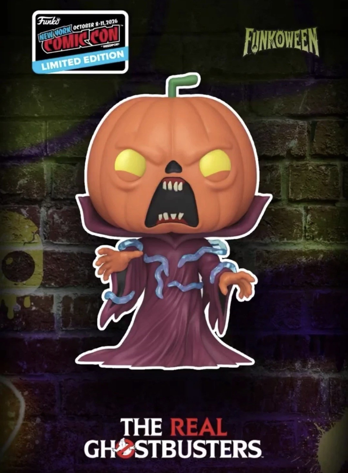 NYCC 2026 "OFFICIAL" FUNKO POP THE REAL GHOSTBUSTERS - SAMHAIN LE 1000 -presale