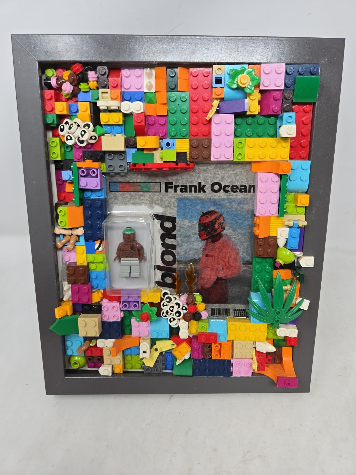 LEGO Frank Ocean - blond album MINIFIGURE • Canvas Don In Lego Frame LEGO Frank Ocean - blond album MINIFIGURE • Canvas Don In Lego Frame