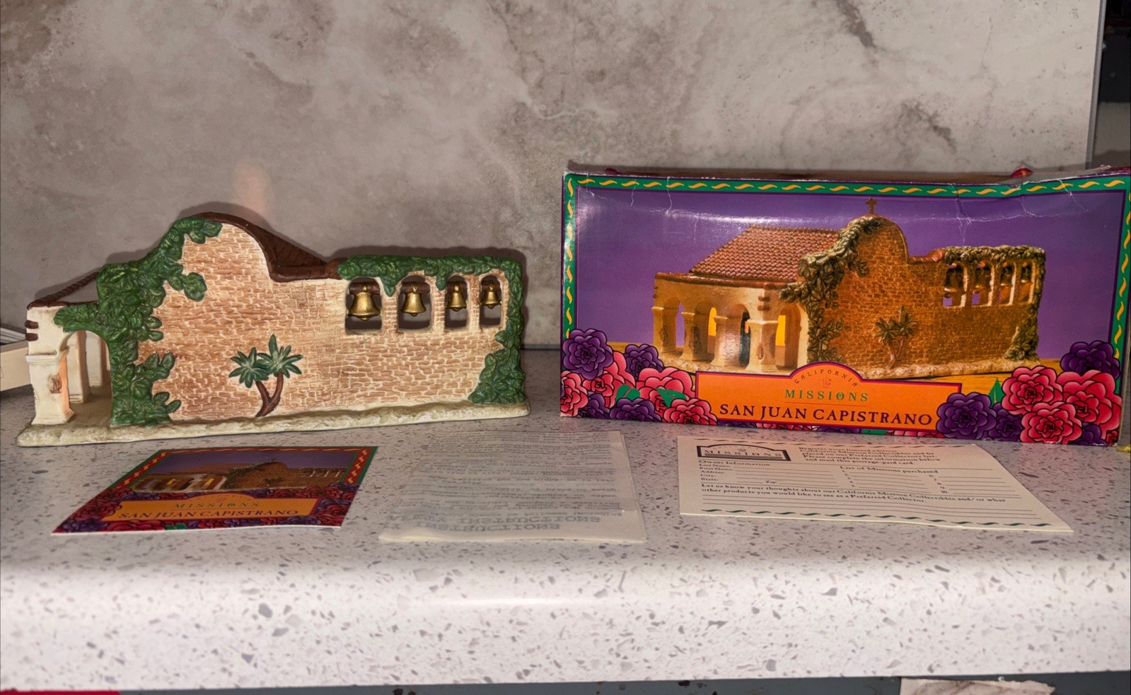 California Mission San Juan Capistrano 1997 Mervyns Box Mint Paperwork Crosses California Mission San Juan Capistrano 1997 Mervyns Box Mint Paperwork Crosses