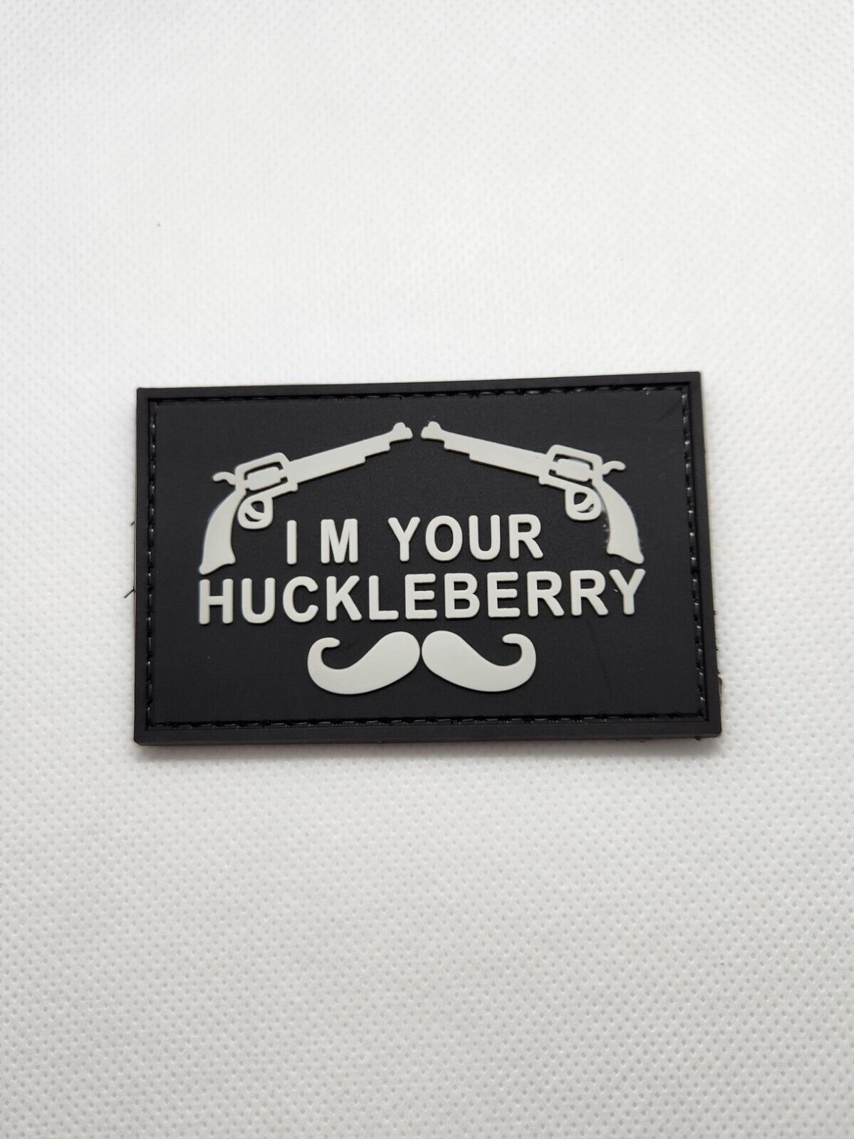 I\'m Your Huckleberry 3D PVC Tactical Morale Patch – Hook Backed