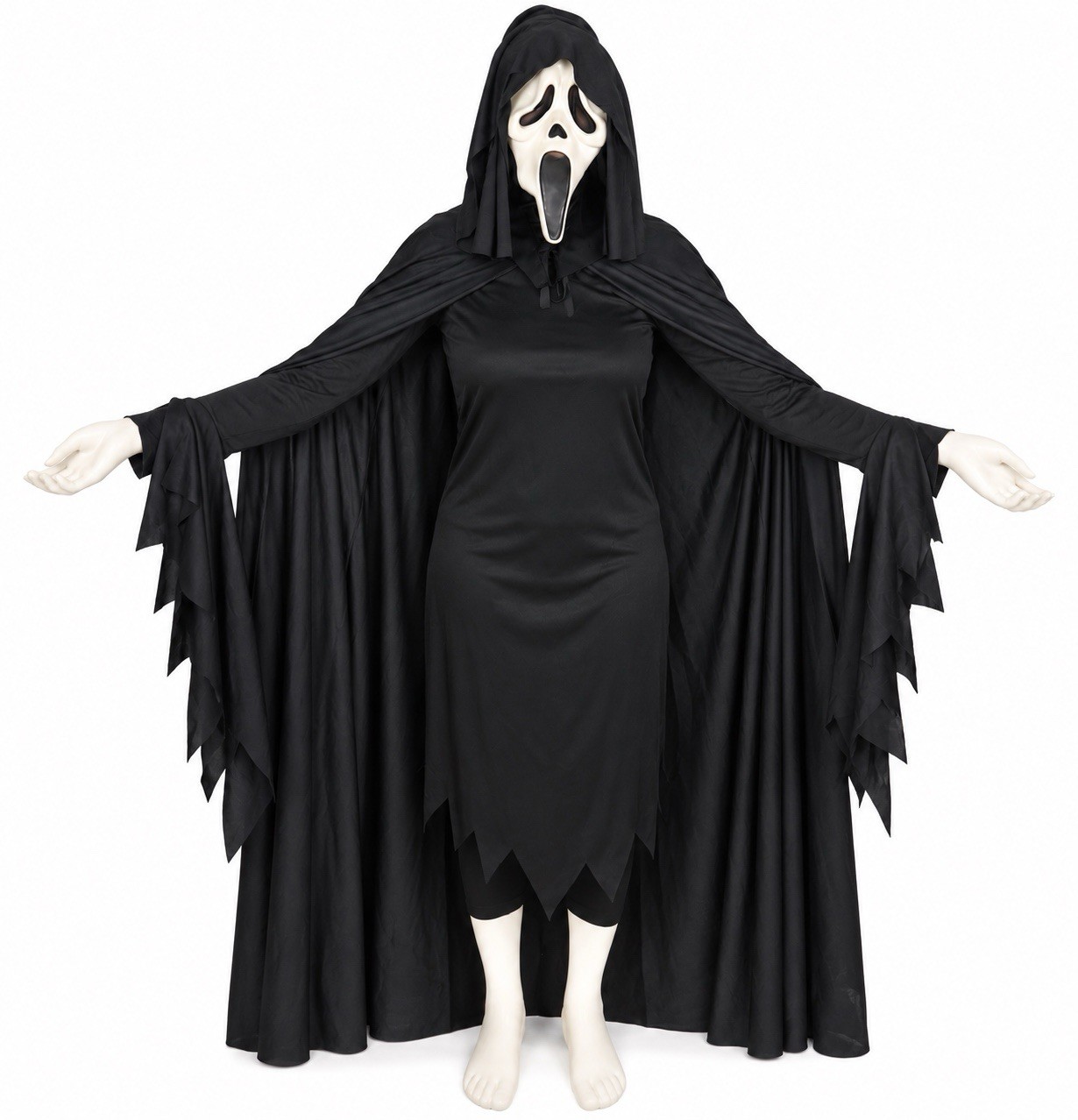 Ghostface Scream T Stamp 9206S Mask Older Style Fun World Costume Robe 3 Pc Ghostface Scream T Stamp 9206S Mask Older Style Fun World Costume Robe 3 Pc