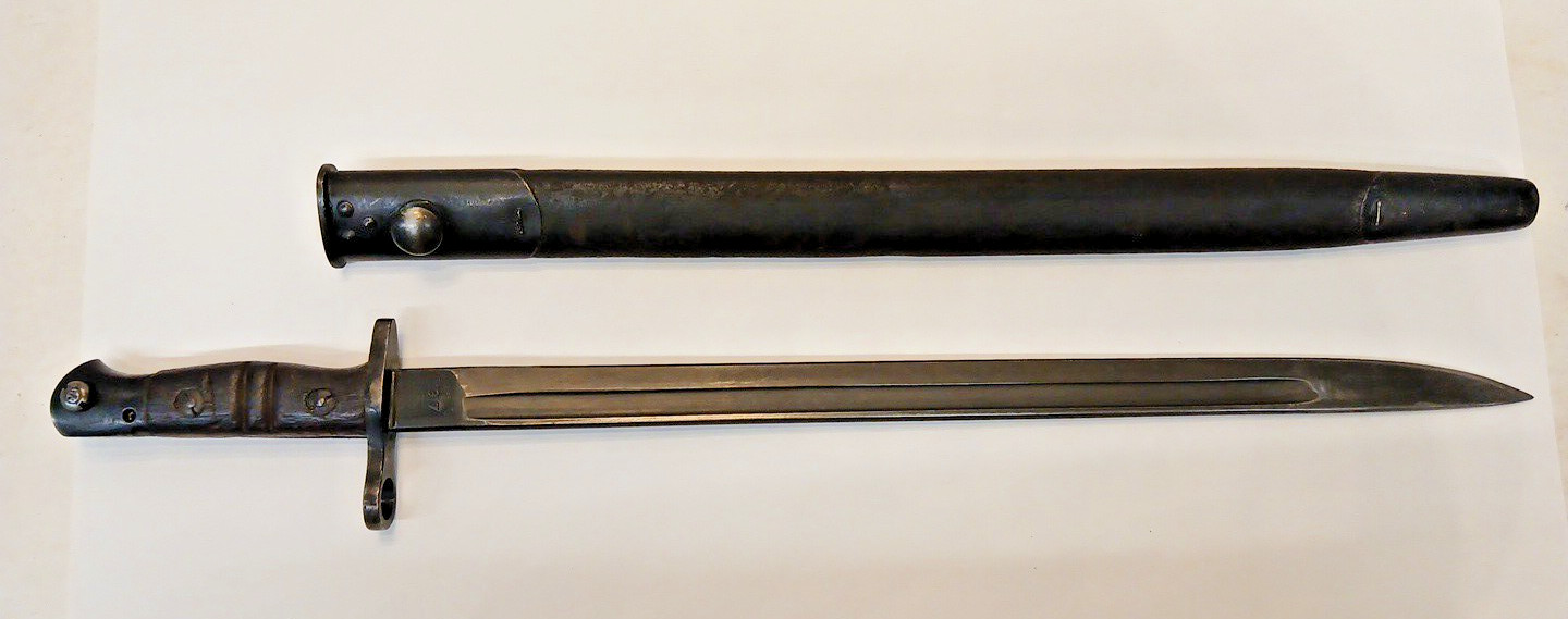 WWI Era US Army M1917 Bayonet Remington 1917 w/Scabbard M1917 Enfield Shotgun WWI Era US Army M1917 Bayonet Remington 1917 w/Scabbard M1917 Enfield Shotgun