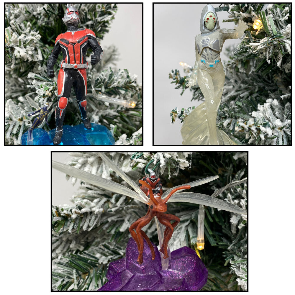Ant-Man and Wasp Christmas Ornament Set - Brand New
