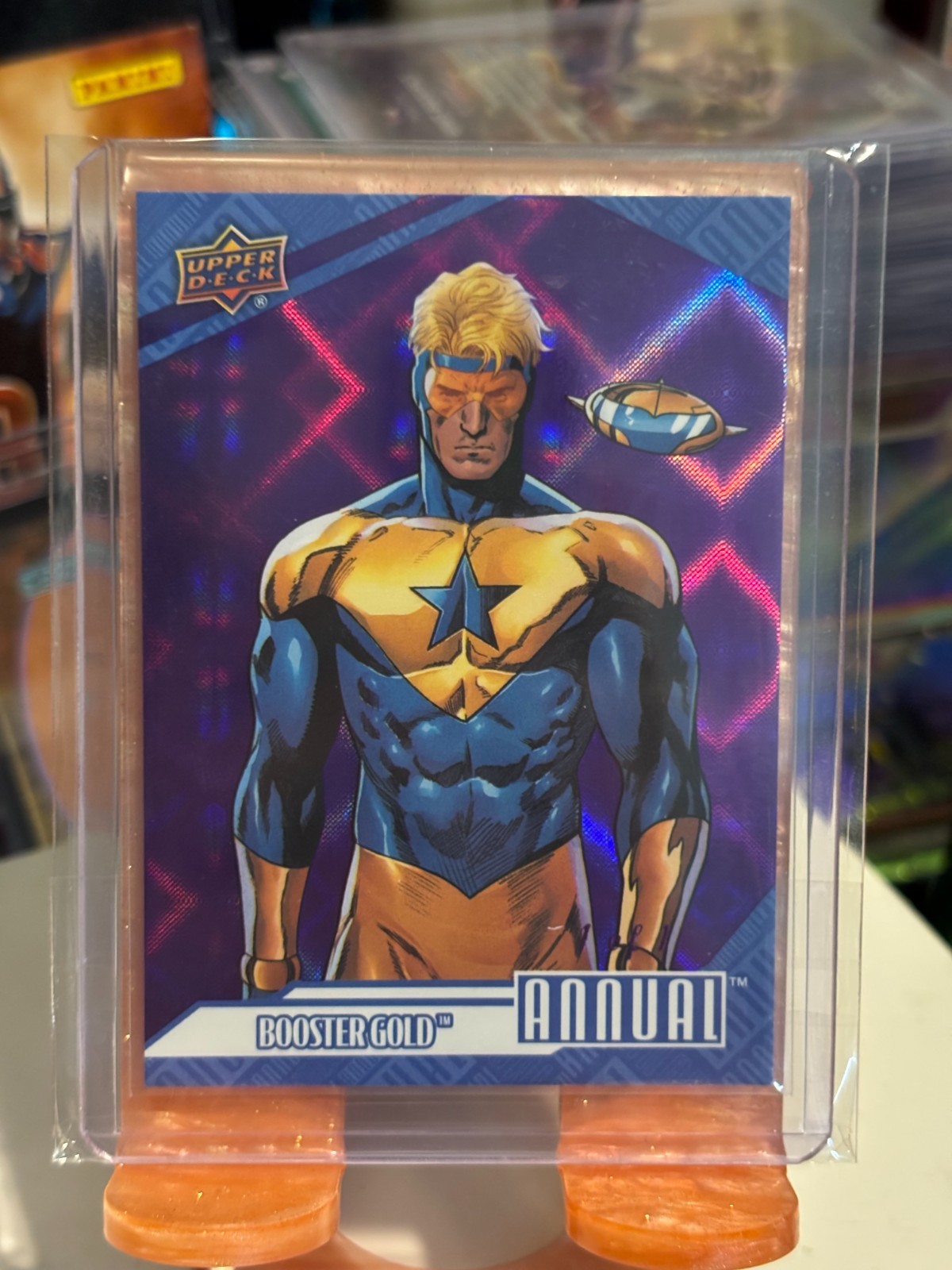 2024-25 DC Annual Upper Deck Booster Gold beautiful Purple Diamond 1 of 1 SSP 2024-25 DC Annual Upper Deck Booster Gold beautiful Purple Diamond 1 of 1 SSP