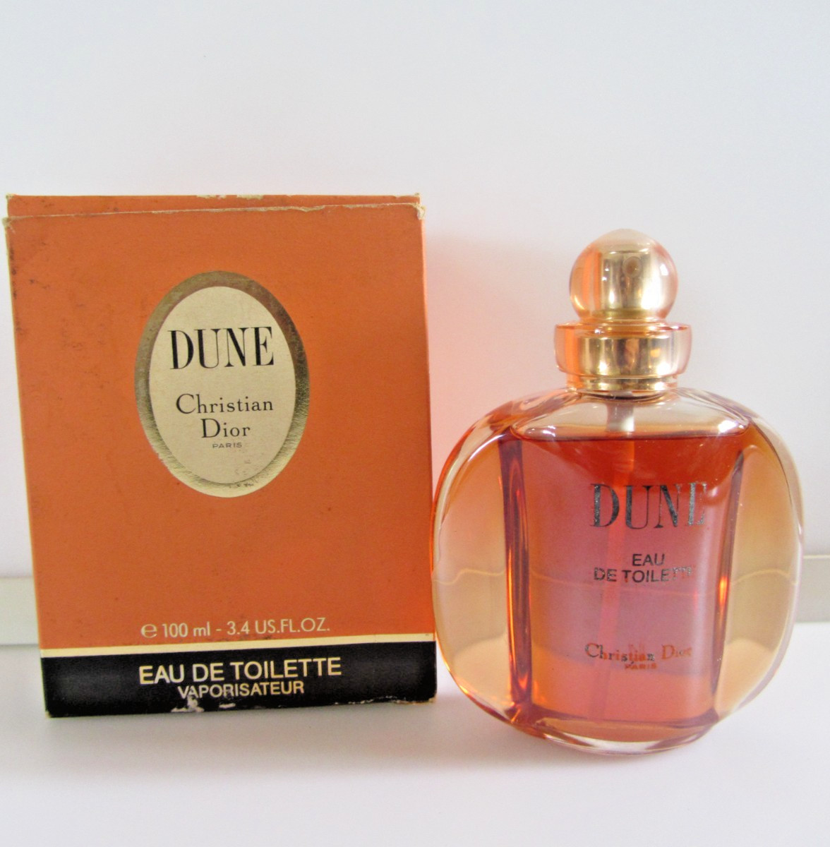 Vintage 1998 Christian Dior Dune 100ml 3.4 oz EDT Spray Boxed Batch 8M01 Vintage 1998 Christian Dior Dune 100ml 3.4 oz EDT Spray Boxed Batch 8M01