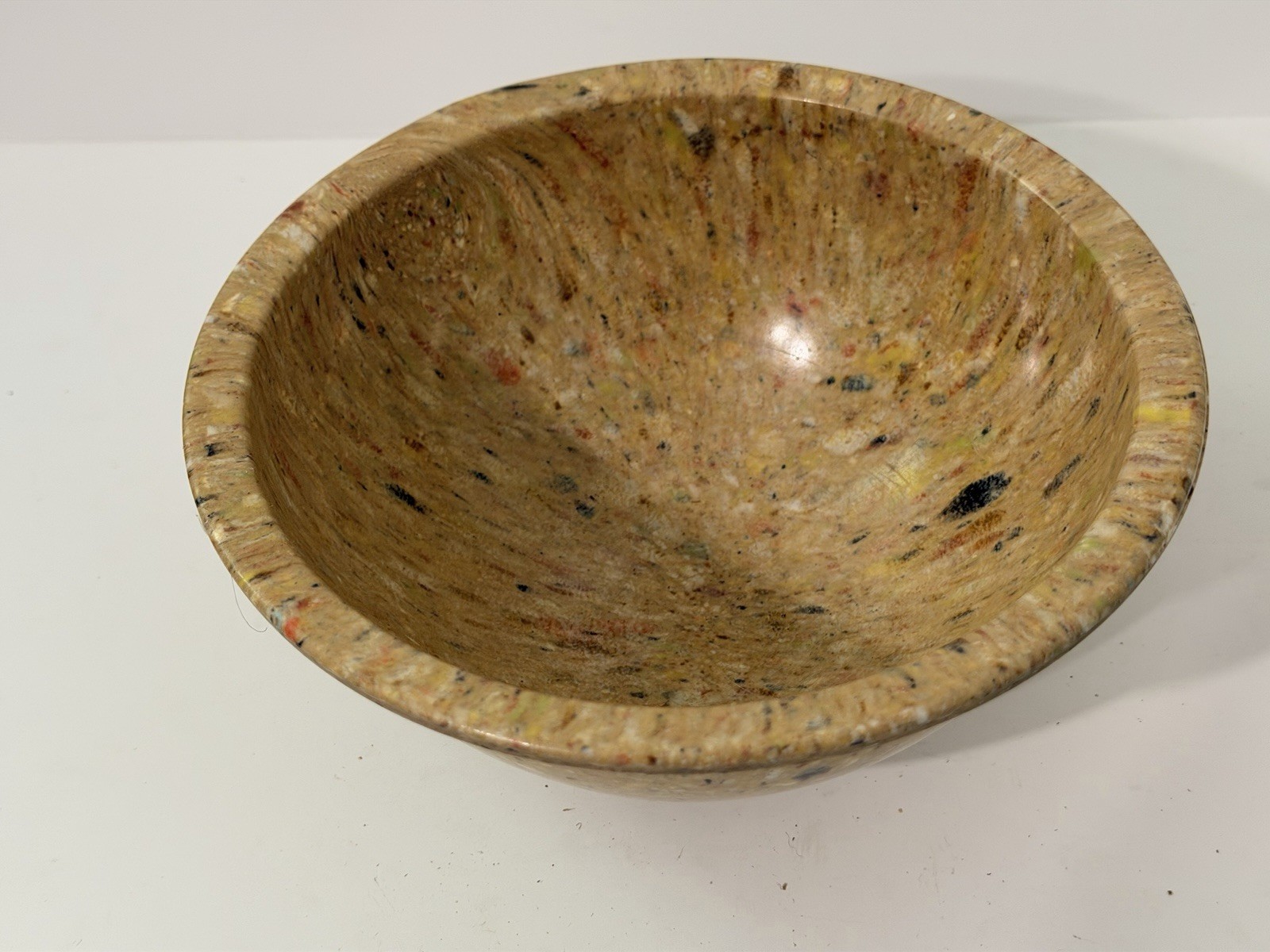 Vintage Texas Ware Melamine Mixing Bowl Confetti Splatter 111 8 Inch