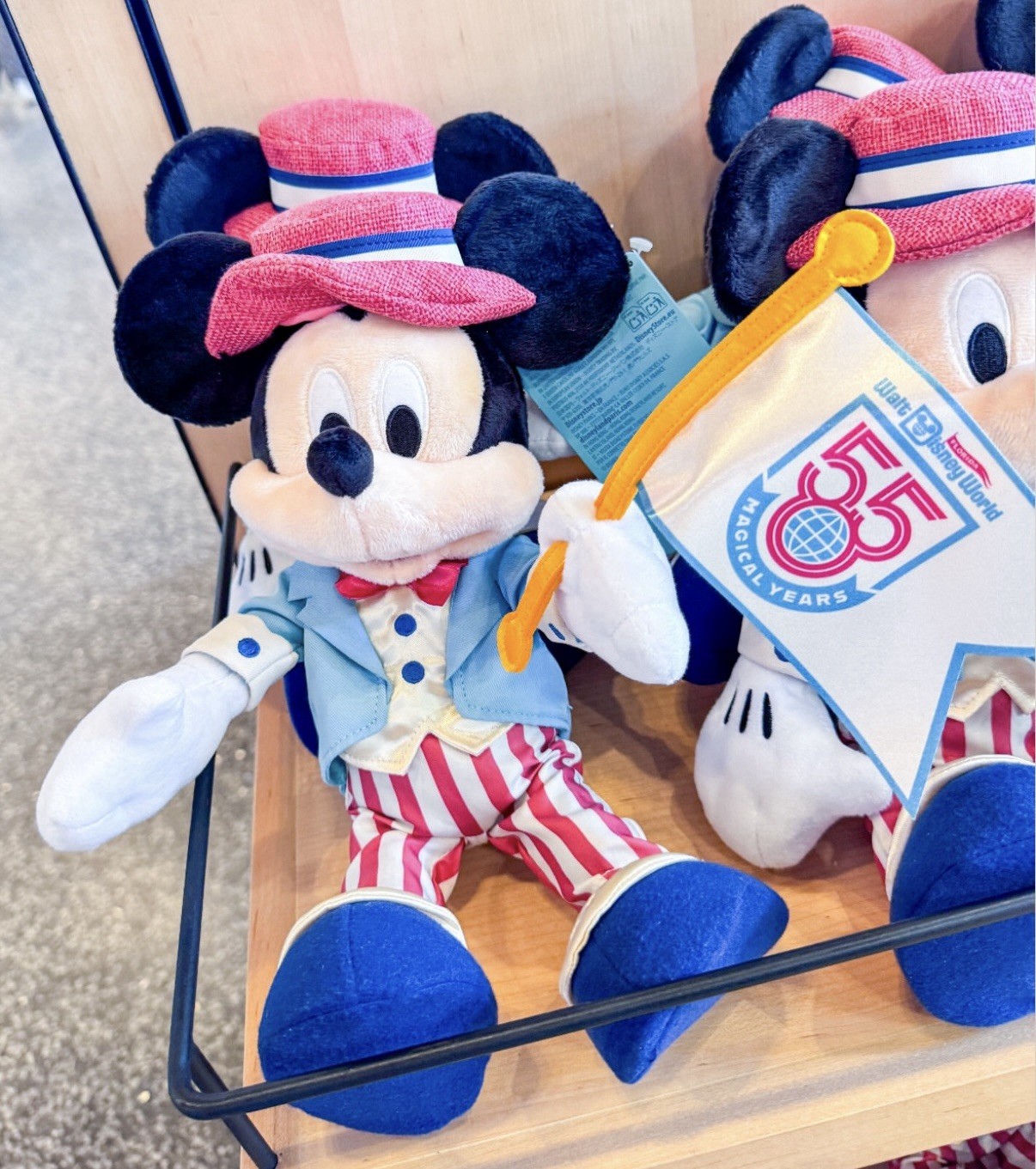 Disney Parks 2026 Walt Disney World 55th Anniversary Mickey Mouse Plush Toy New Disney Parks 2026 Walt Disney World 55th Anniversary Mickey Mouse Plush Toy New