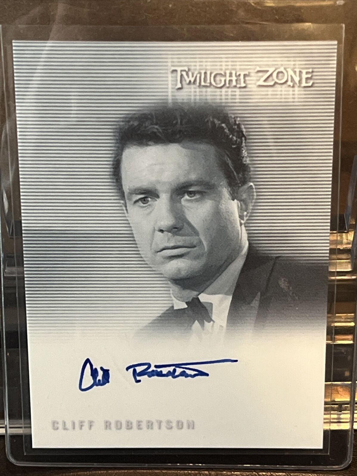 2009 Rittenhouse Twilight Zone 50th Anniversary Cliff Robertson Autograph Card