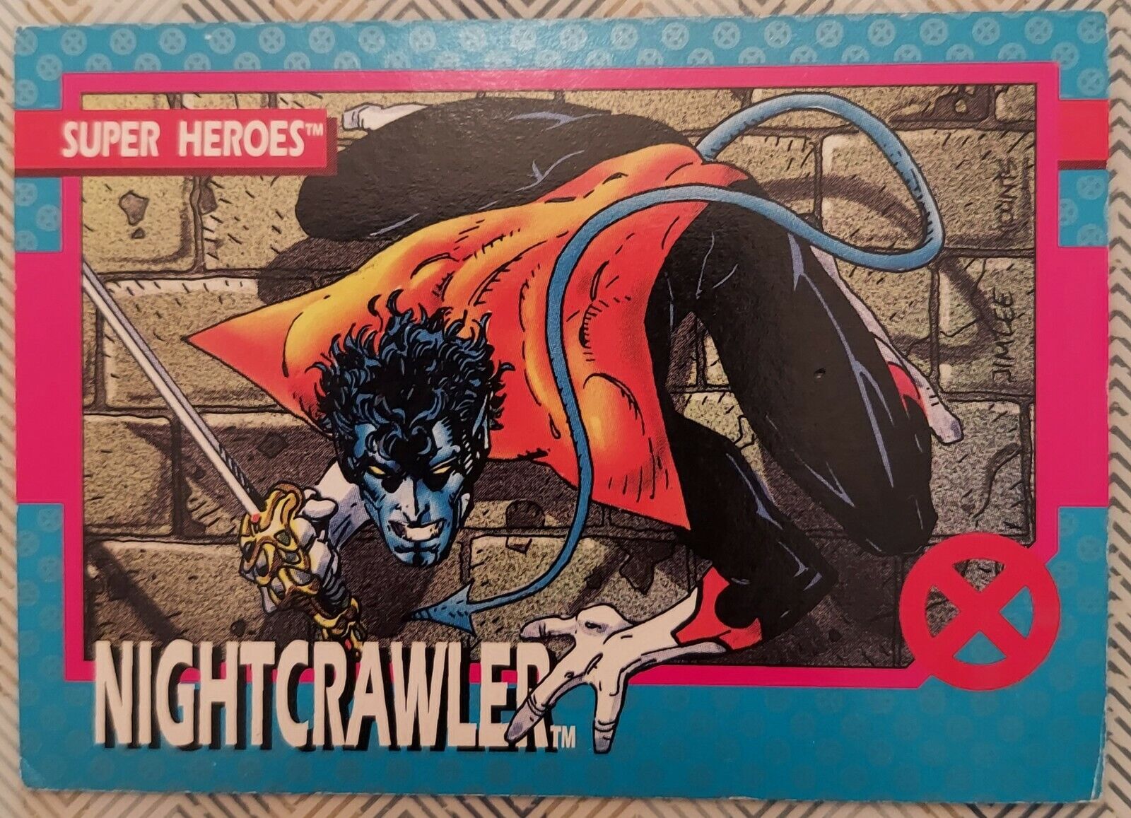 1992 Impel Marvel X-Men Super Heroes Nightcrawler #6