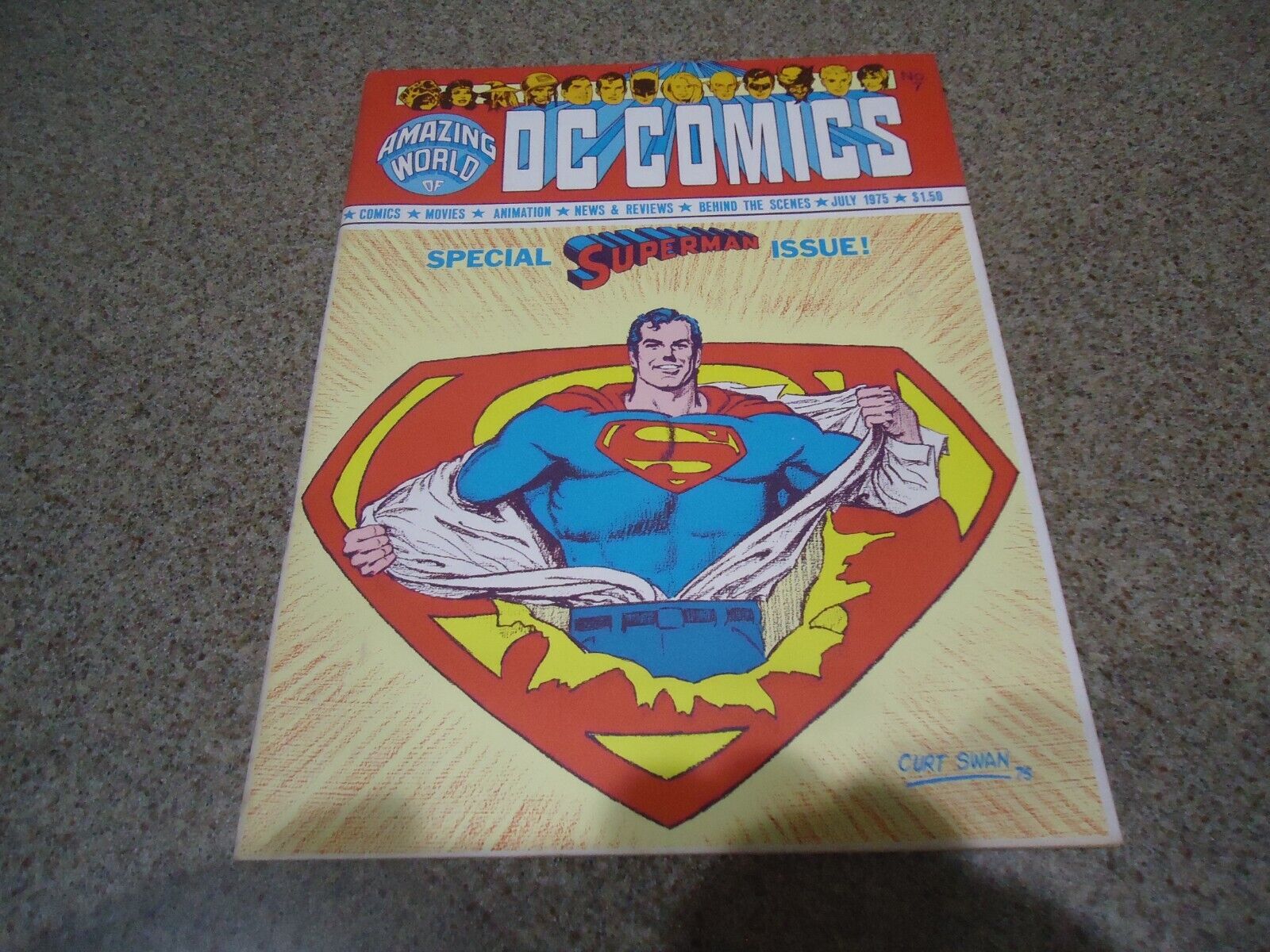 AMAZING WORLD OF DC COMICS #7 HIGH GRADE WITH POSTER