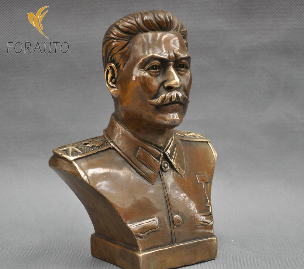 Russian Leader Joseph Stalin Bust Bronze Statue Russian Leader Joseph Stalin Bust Bronze Statue
