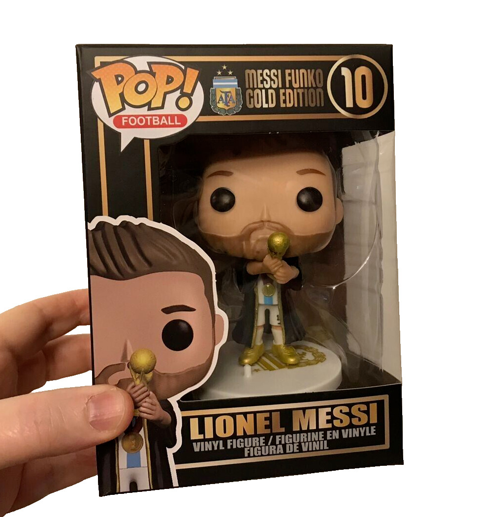 Messi Funko Pop Custom Argentina World Cup 2022 fast shipping
