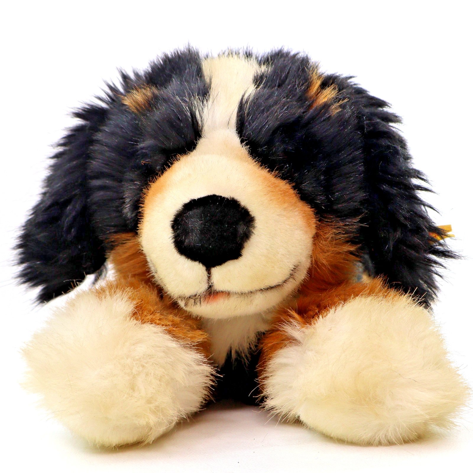 vtg 70s Steiff 18" Dog Swiss Bernese Mountain Sennenhund 45 #078477 button tag vtg 70s Steiff 18" Dog Swiss Bernese Mountain Sennenhund 45 #078477 button tag