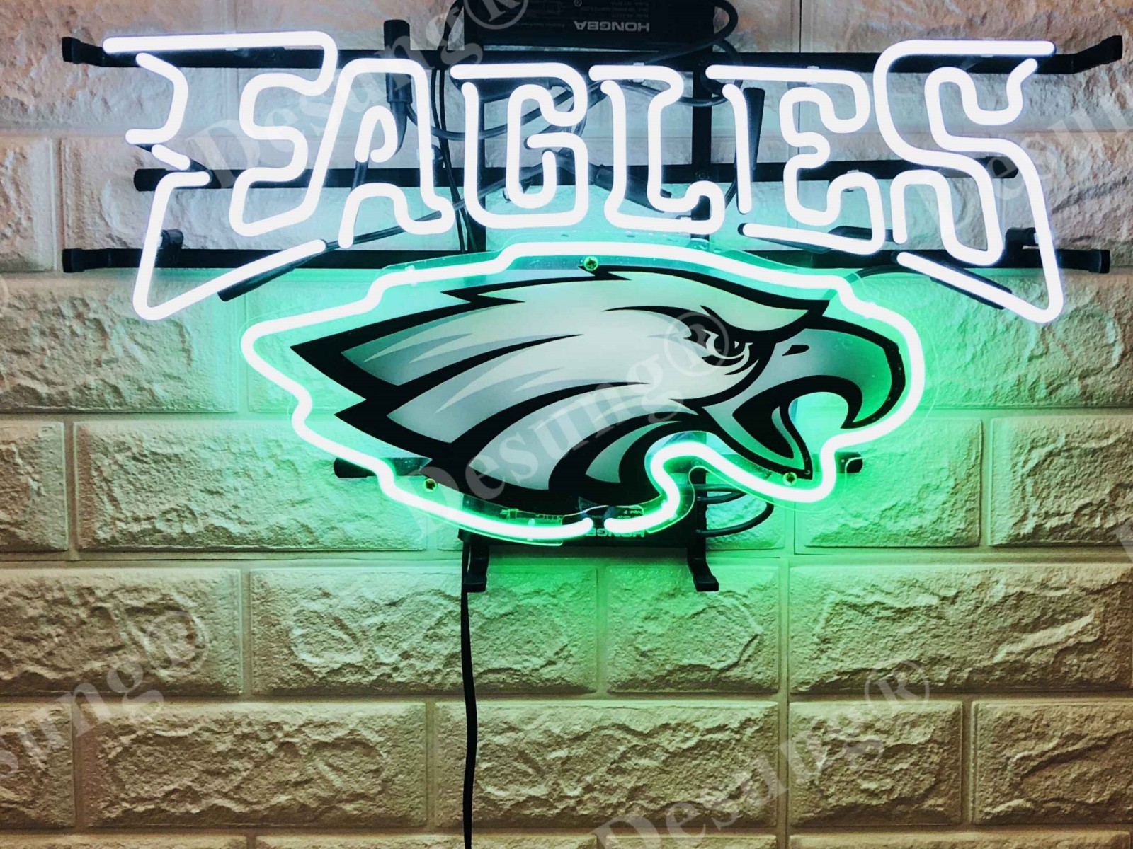 New Philadelphia Eagles Beer Neon Light Sign 20" HD Vivid Printing Technology New Philadelphia Eagles Beer Neon Light Sign 20" HD Vivid Printing Technology
