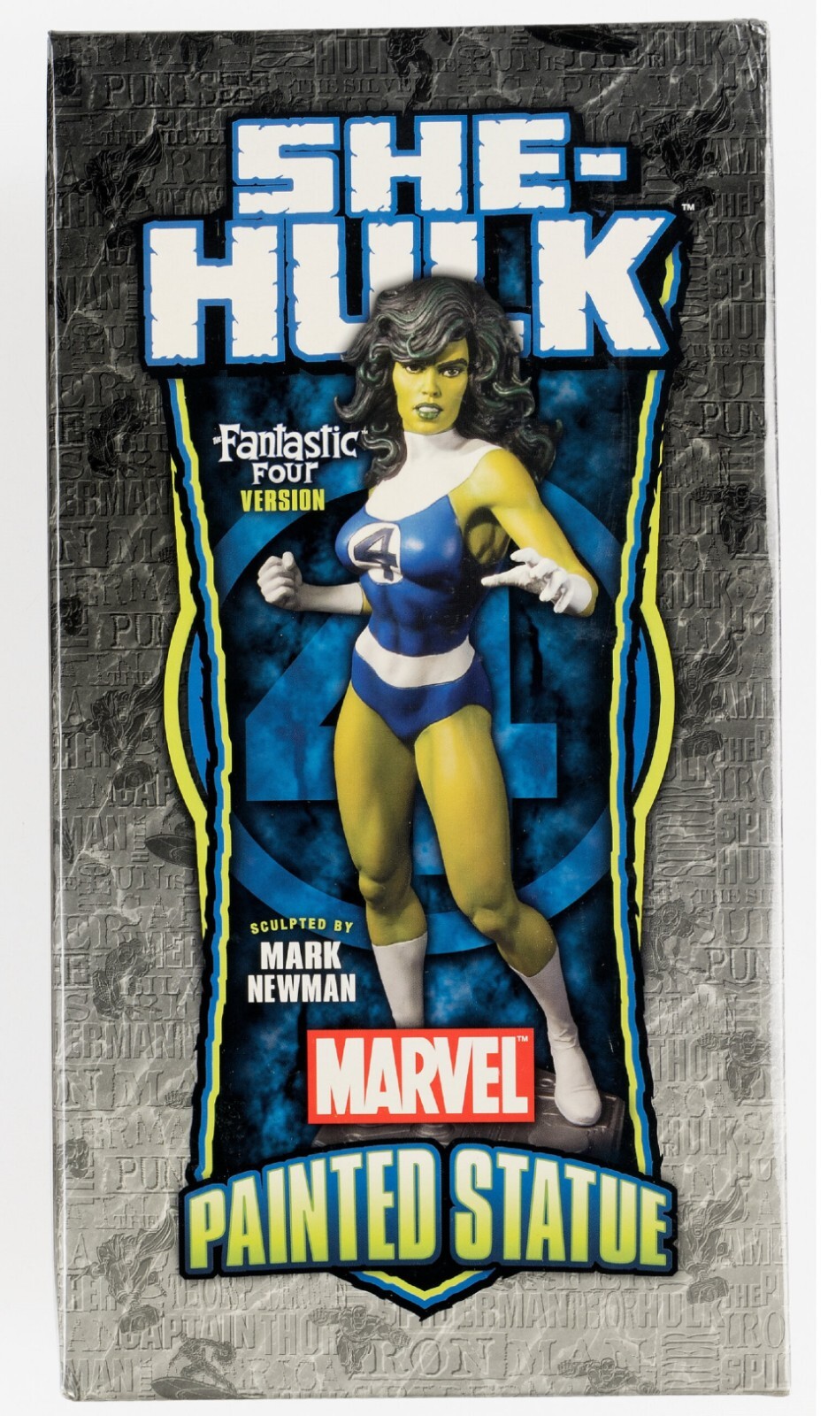 NEW/SEALED Bowen Marvel She-Hulk (Fantastic Four) Version Painted Statue 2007 NEW/SEALED Bowen Marvel She-Hulk (Fantastic Four) Version Painted Statue 2007