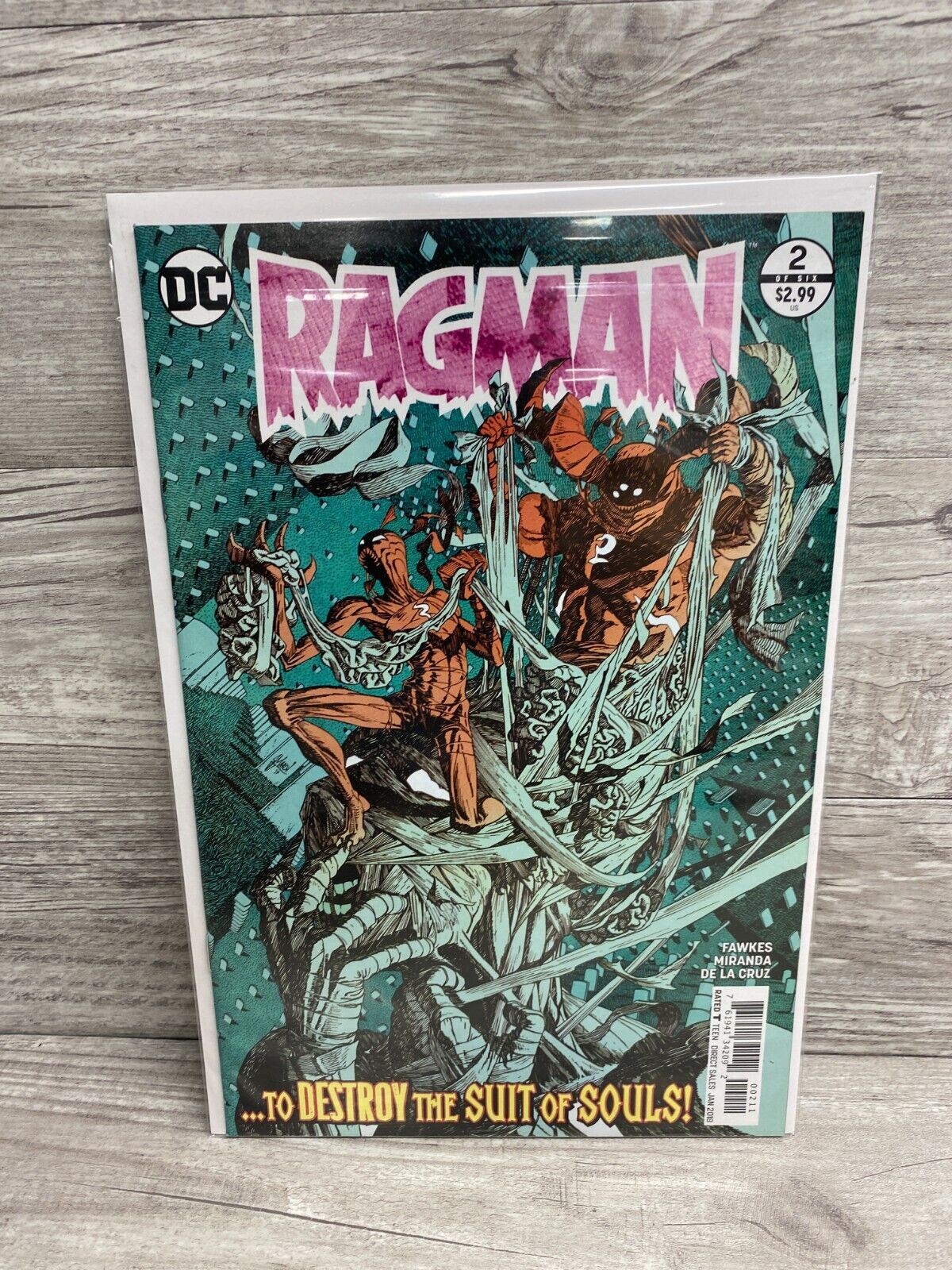 DC Comics Ragman -To Destroy The Suit of Souls #2 Modern Age January 2018