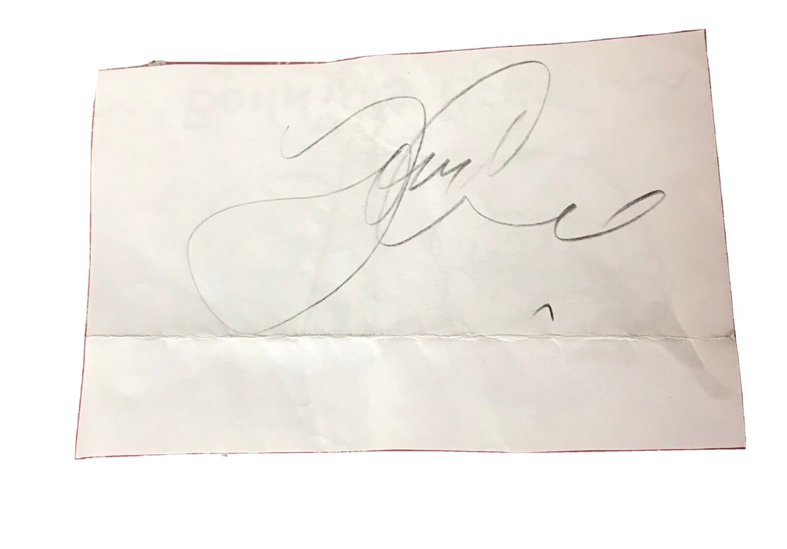 Tom Cruise,  Top Gun autograph