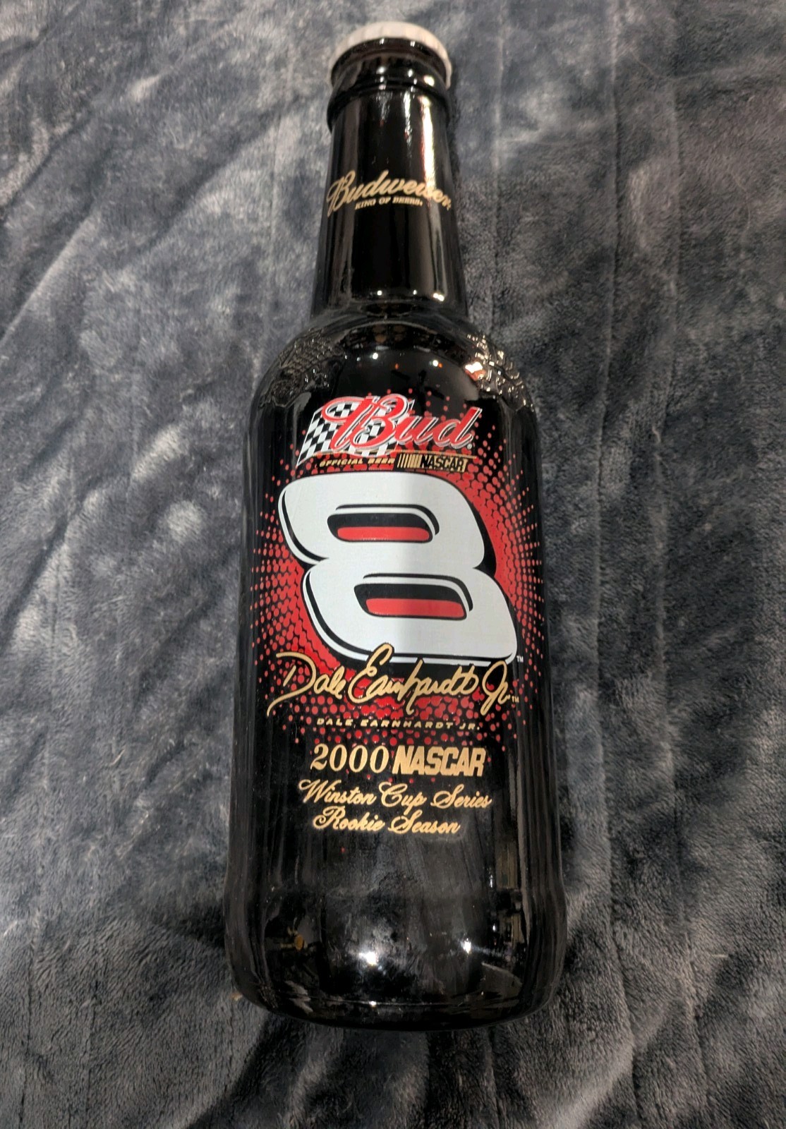 Budweiser NASCAR #8 Dale Earnhardt Jr 2000 Winston Cup Series Glass Bottle Budweiser NASCAR #8 Dale Earnhardt Jr 2000 Winston Cup Series Glass Bottle