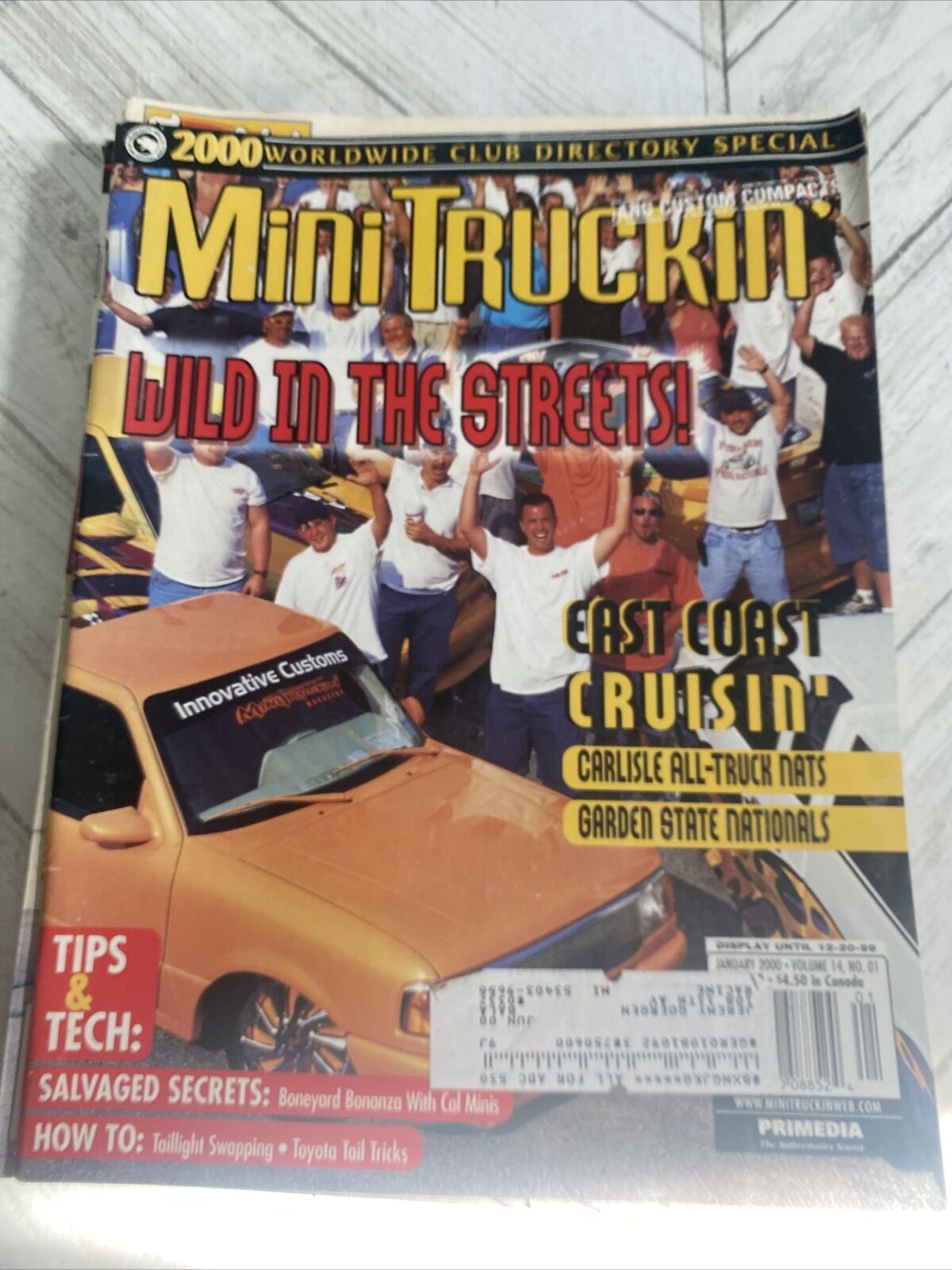 Mini Truckin' Magazine January 2000 Volume 14 Number 1 Minitruckin Trucking 2000