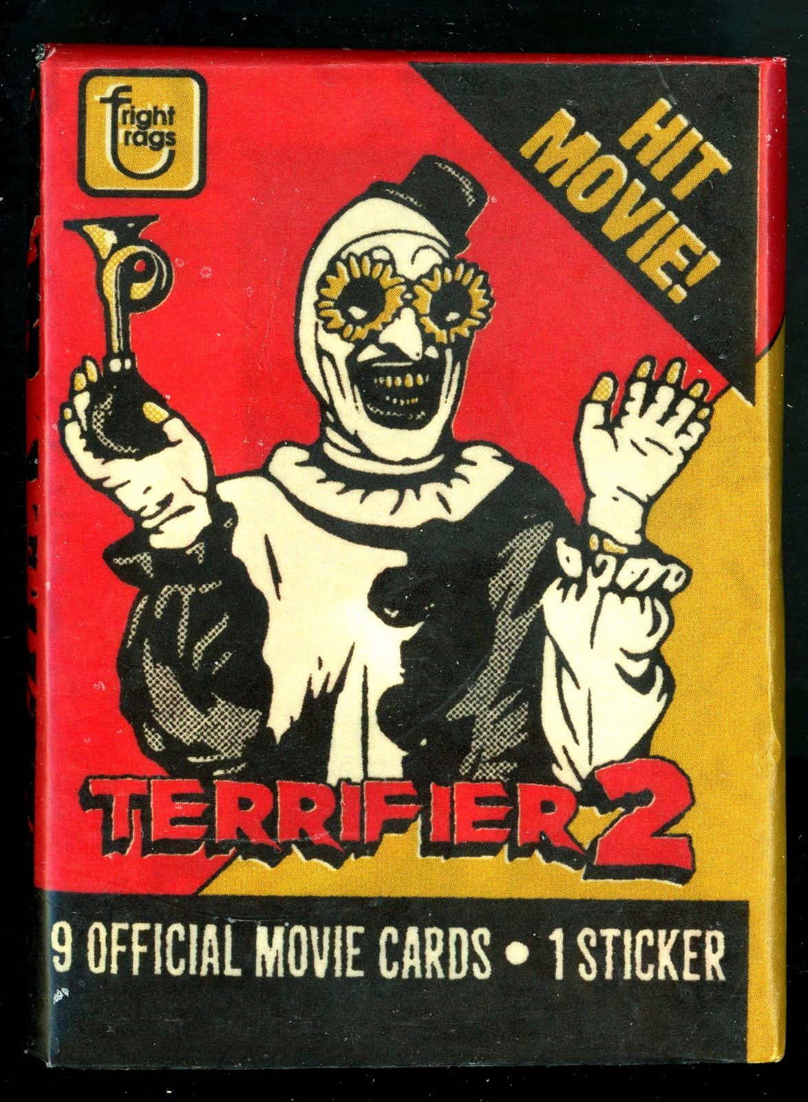 2026 Fright Rags TERRIFIER 2 Trading Cards SEALED WAX HOBBY PACK Art the Clown 2026 Fright Rags TERRIFIER 2 Trading Cards SEALED WAX HOBBY PACK Art the Clown