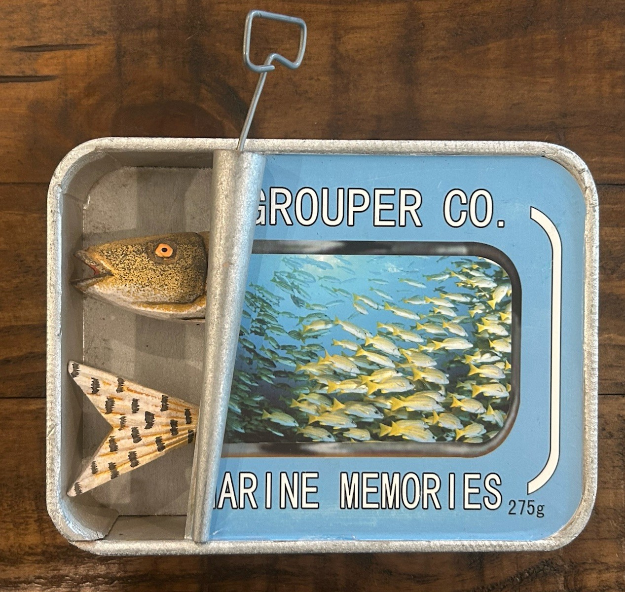 Vintage Fisherman’s Wood Sign Grouper Display 6x10 Vintage Fisherman’s Wood Sign Grouper Display 6x10
