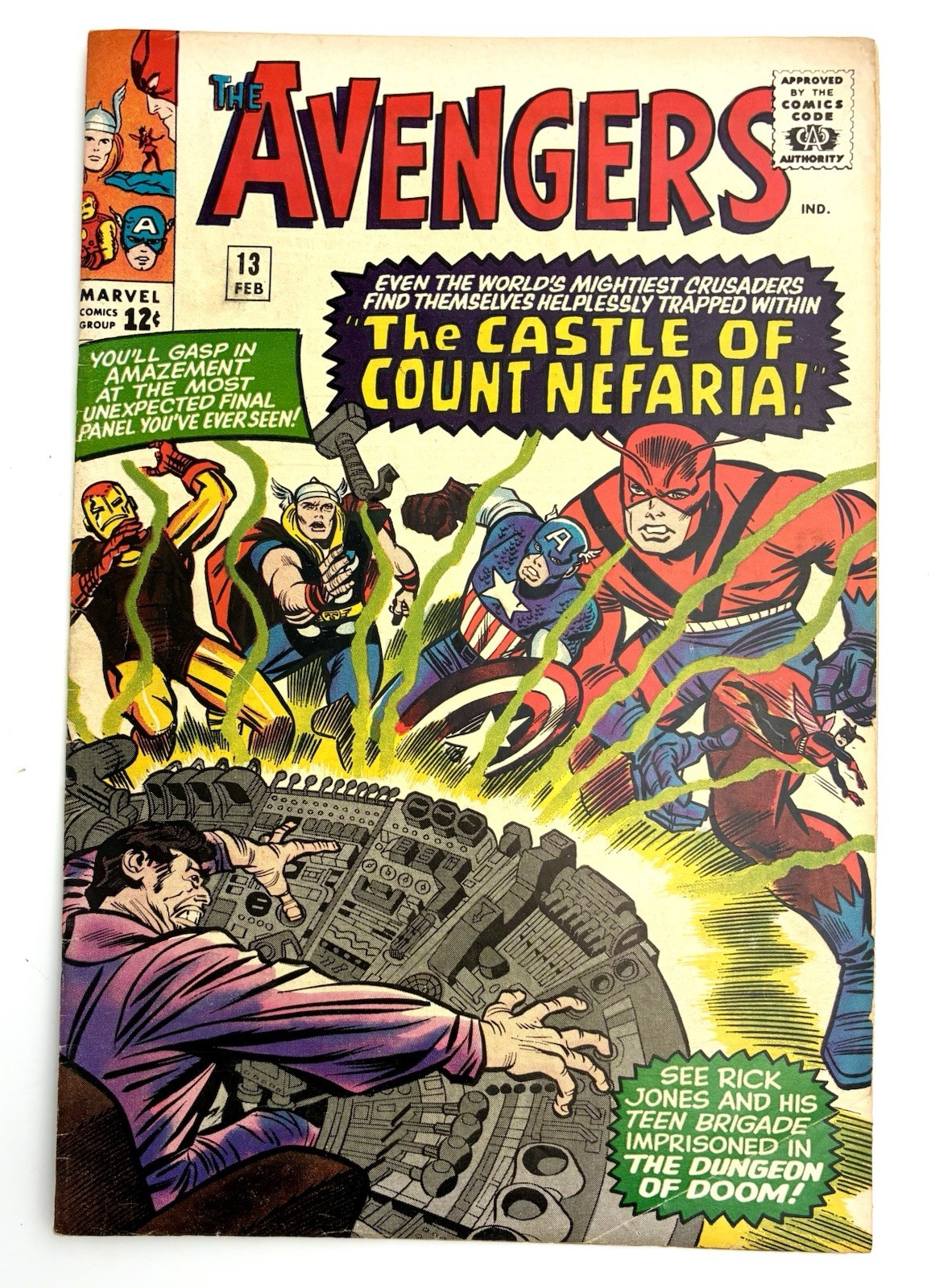 Avengers #13 1965 6.0 F Avengers #13 1965 6.0 F