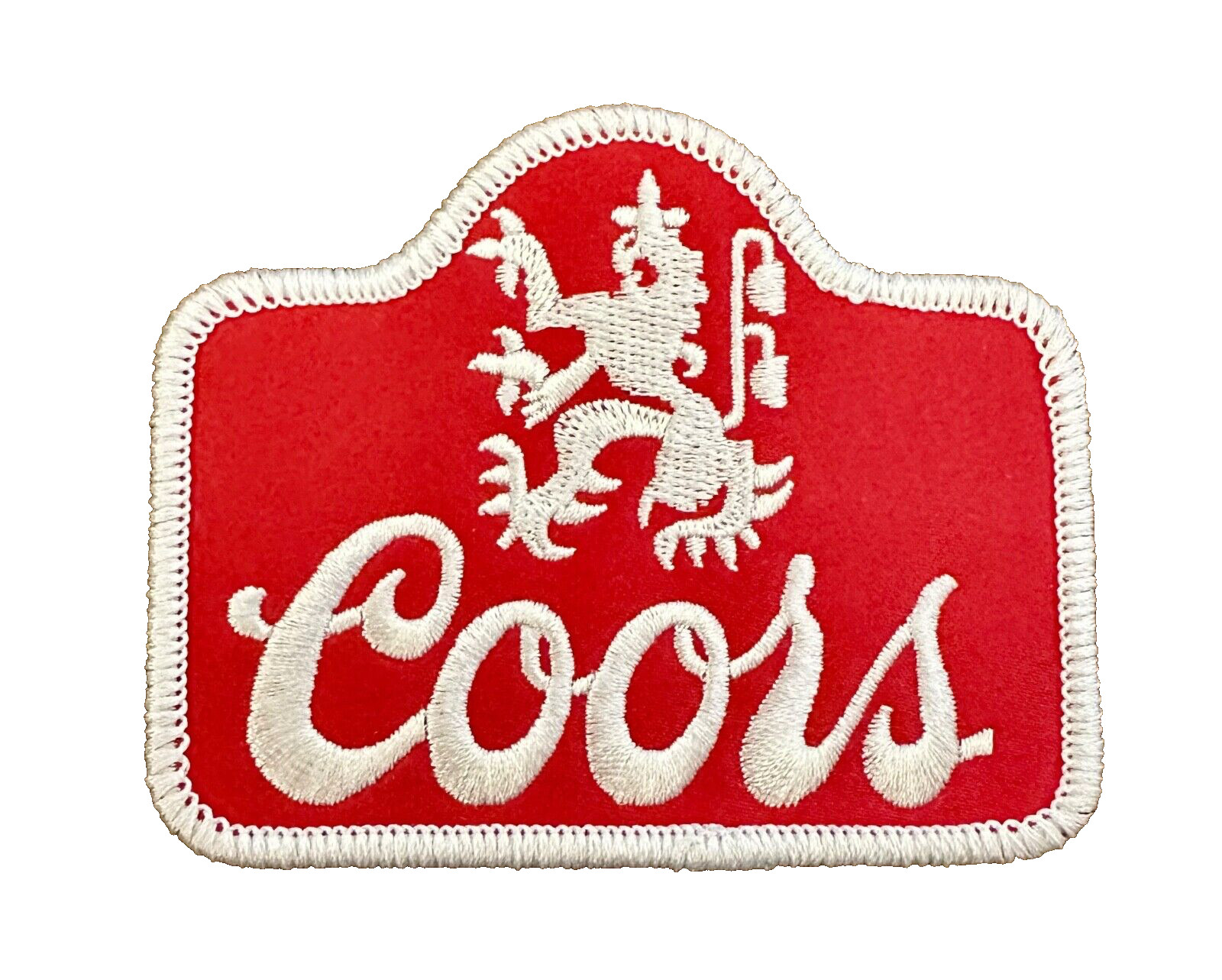 FABULOUS VINTAGE STYLE COORS BEER EMBROIDERED IRON-ON PATCH... FABULOUS VINTAGE STYLE COORS BEER EMBROIDERED IRON-ON PATCH...