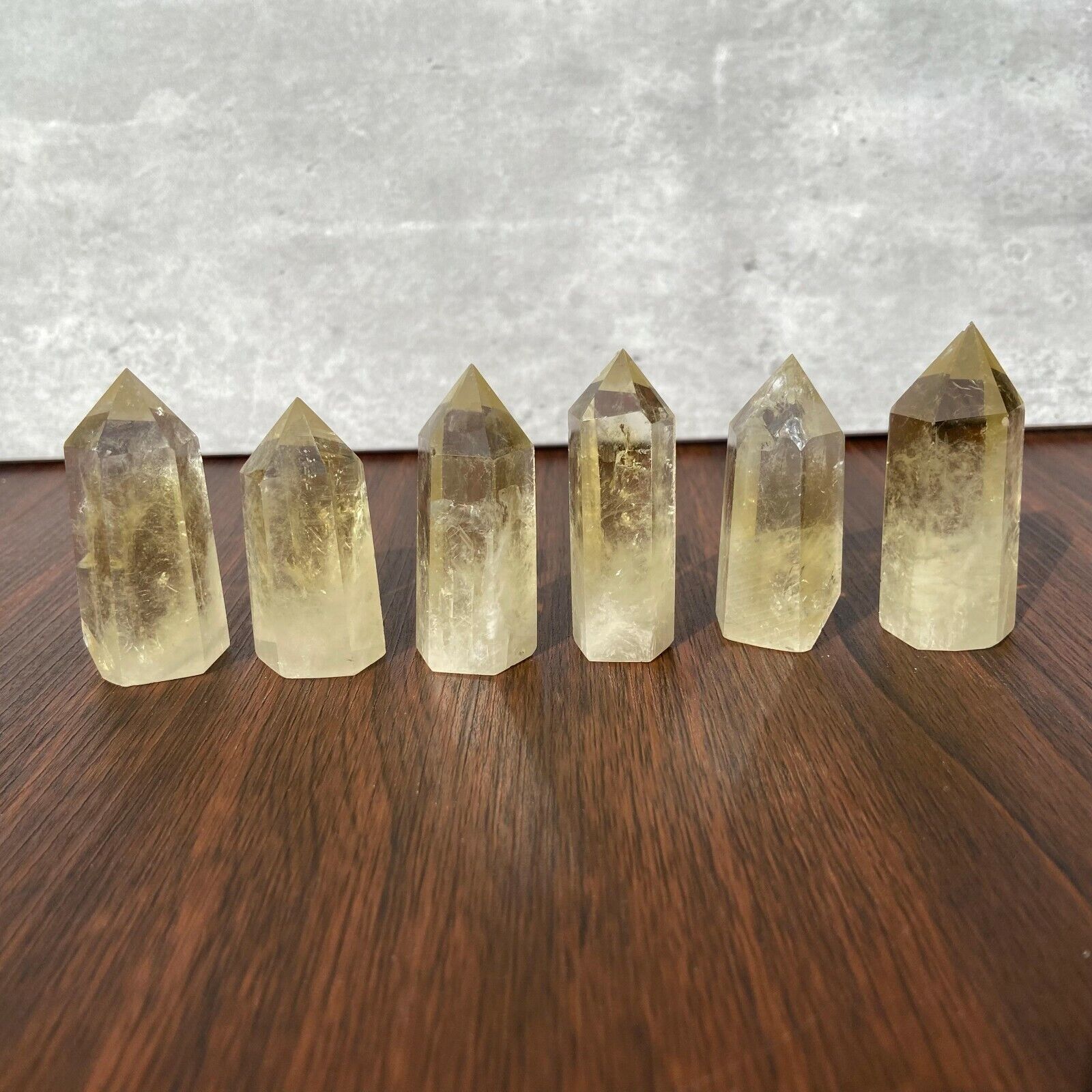 wholesale real citrine quartz tower yellow crystal wand point healing obelisk