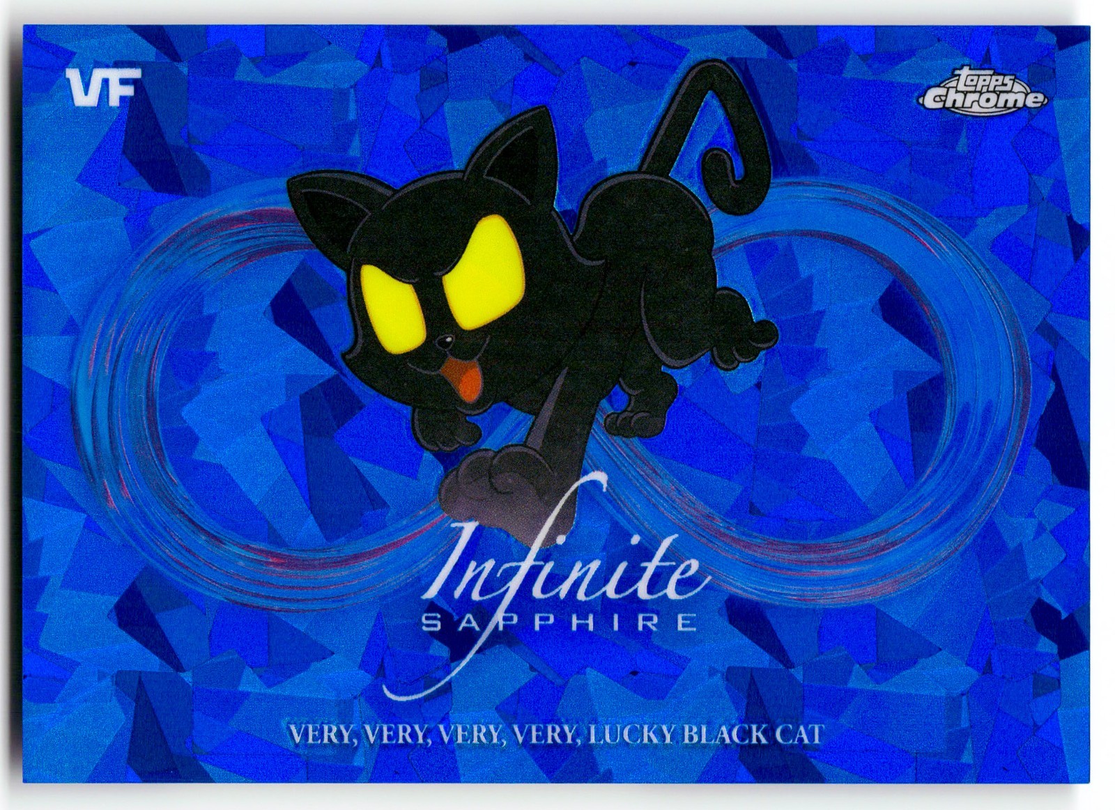 Very Lucky Black Cat Infinite Sapphire 2026 Topps Chrome Sapphire VeeFriends Very Lucky Black Cat Infinite Sapphire 2026 Topps Chrome Sapphire VeeFriends