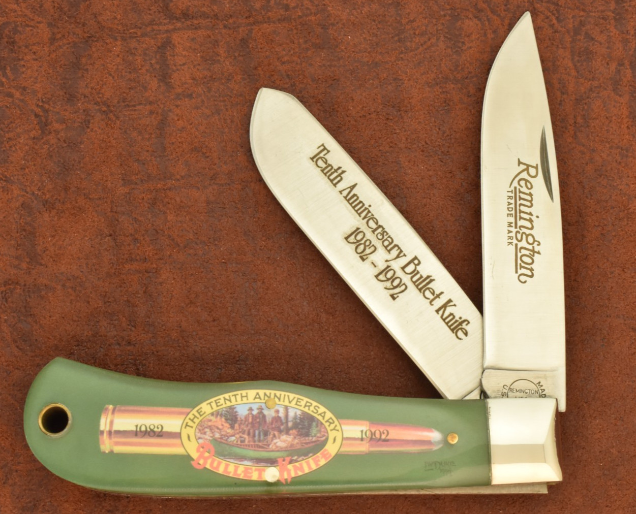 REMINGTON UMC USA BULLET KNIFE JUMBO TRAPPER 1982-1992 NICE R1123-A (33061) REMINGTON UMC USA BULLET KNIFE JUMBO TRAPPER 1982-1992 NICE R1123-A (33061)
