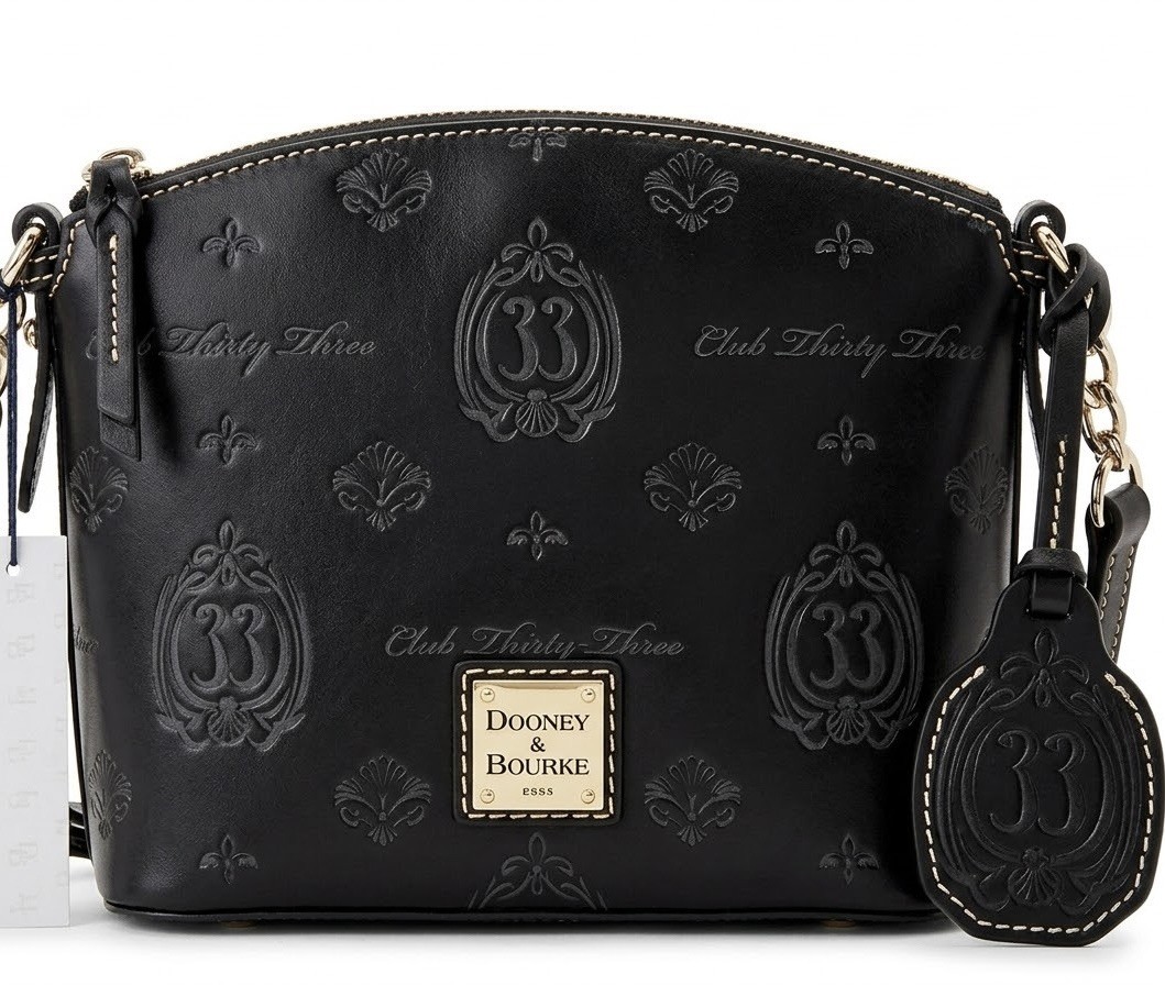 New 2026 Rare Disneyland Club 33 Dooney And Bourke Black Logo Crossbody Bag New 2026 Rare Disneyland Club 33 Dooney And Bourke Black Logo Crossbody Bag