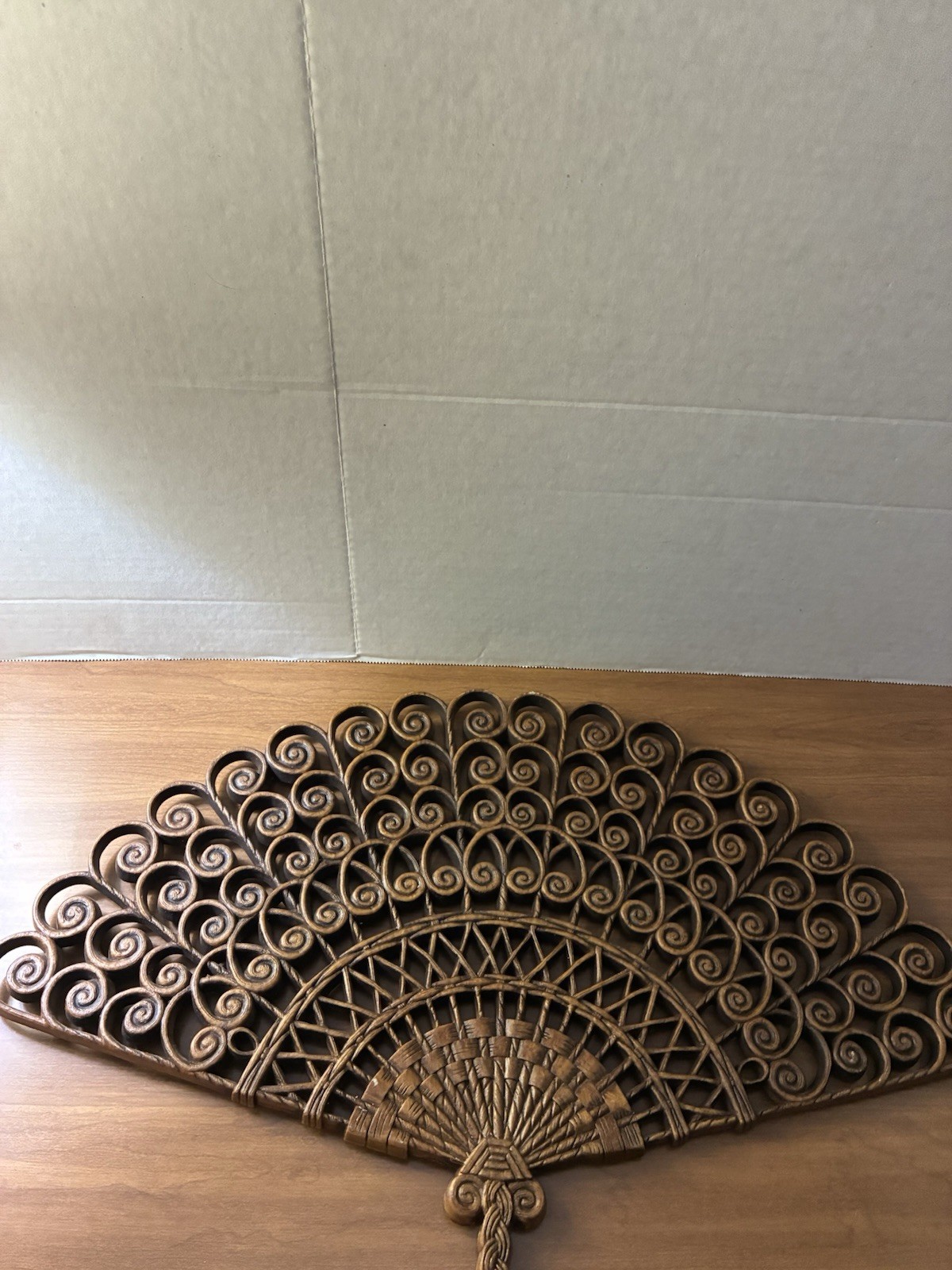 Vintage 1980 Burwood Wall Fan Gallery Wall Decor MCM Boho Hollywood Regency Vintage 1980 Burwood Wall Fan Gallery Wall Decor MCM Boho Hollywood Regency