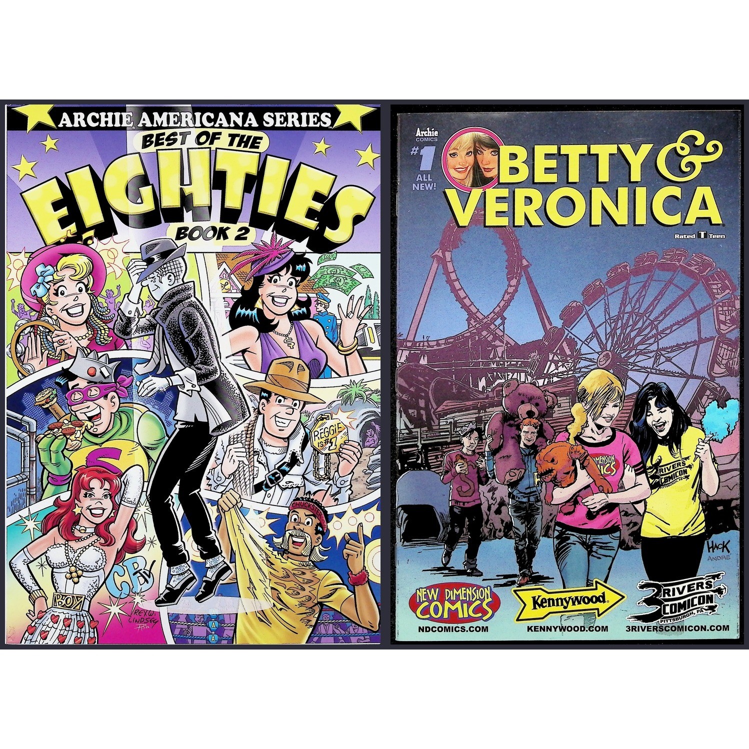 Archie Comics Lot Americana Best of Eighties Book 2 Betty & Veronica #1 Variant Archie Comics Lot Americana Best of Eighties Book 2 Betty & Veronica #1 Variant