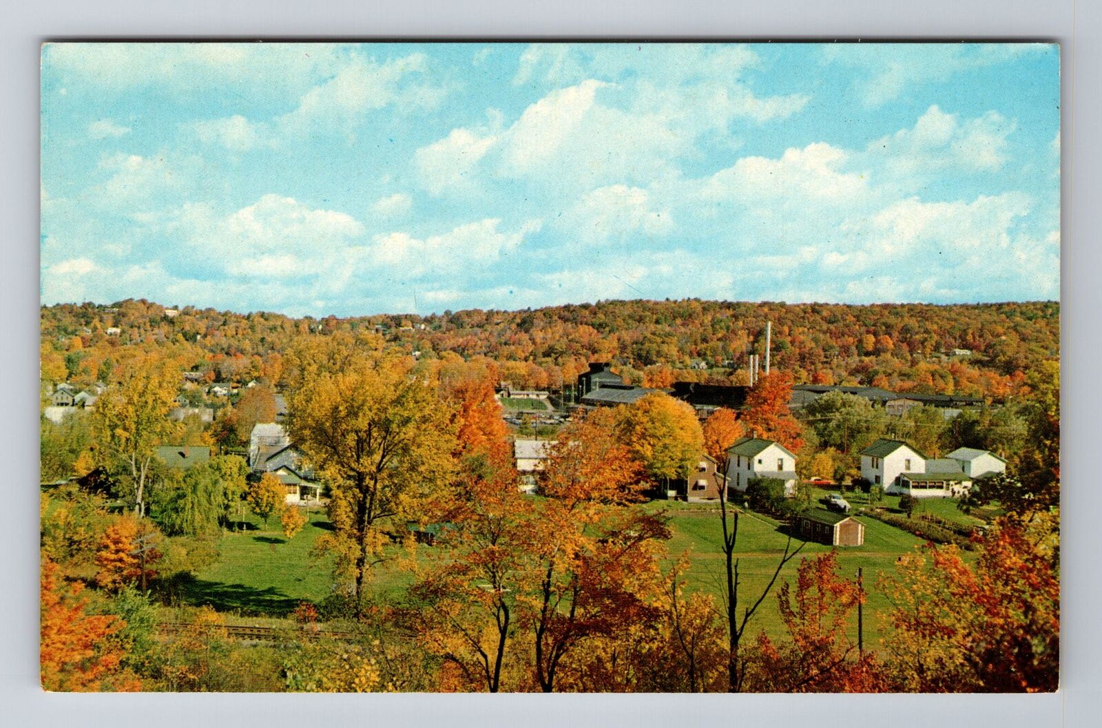 Titusville PA-Pennsylvania, Birds Eye View, Antique, Vintage Postcard