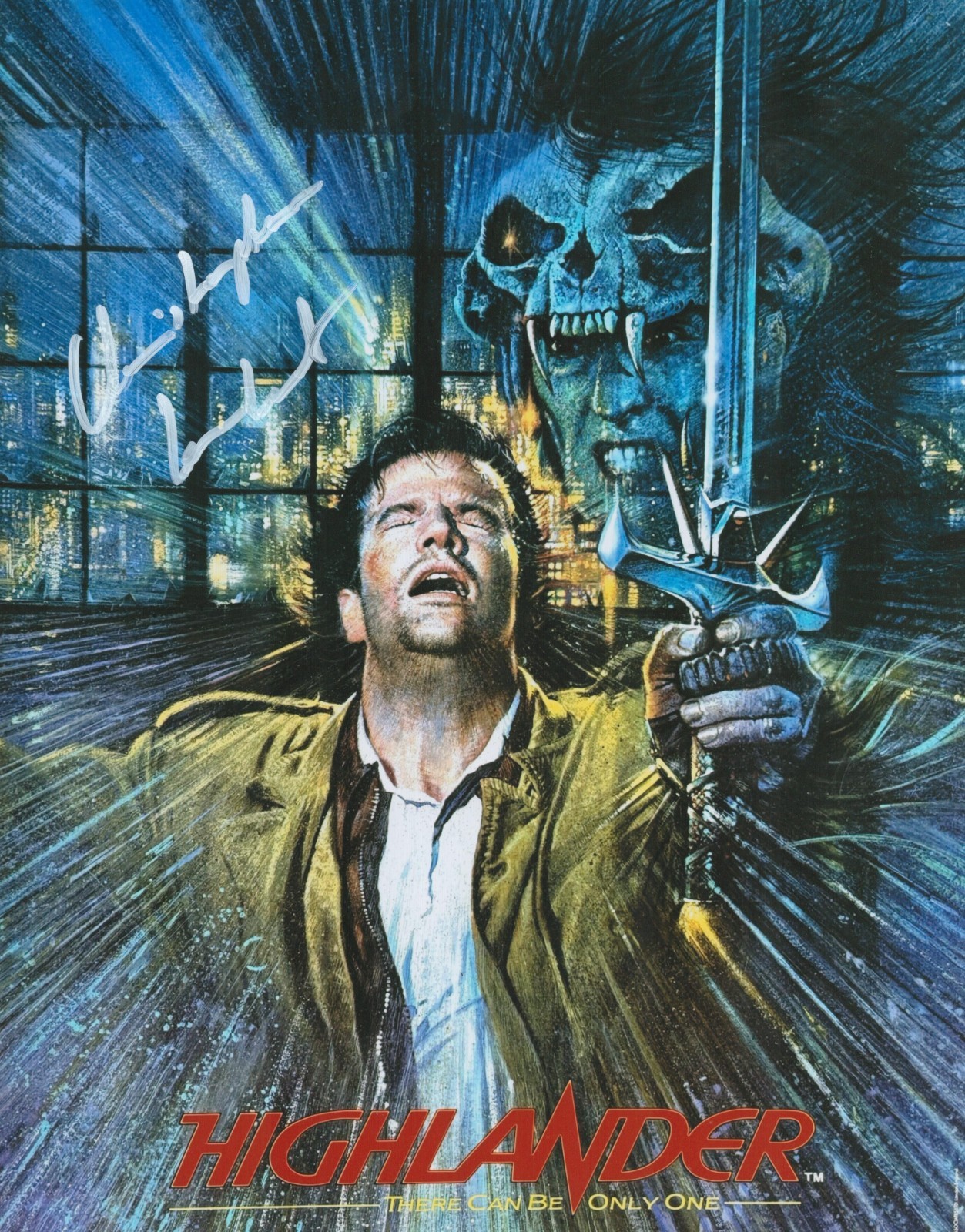 CHRISTOPHER LAMBERT SIGNED PHOTO (1) LARGE 14X11 HIGHLANDER CHRISTOPHER LAMBERT SIGNED PHOTO (1) LARGE 14X11 HIGHLANDER