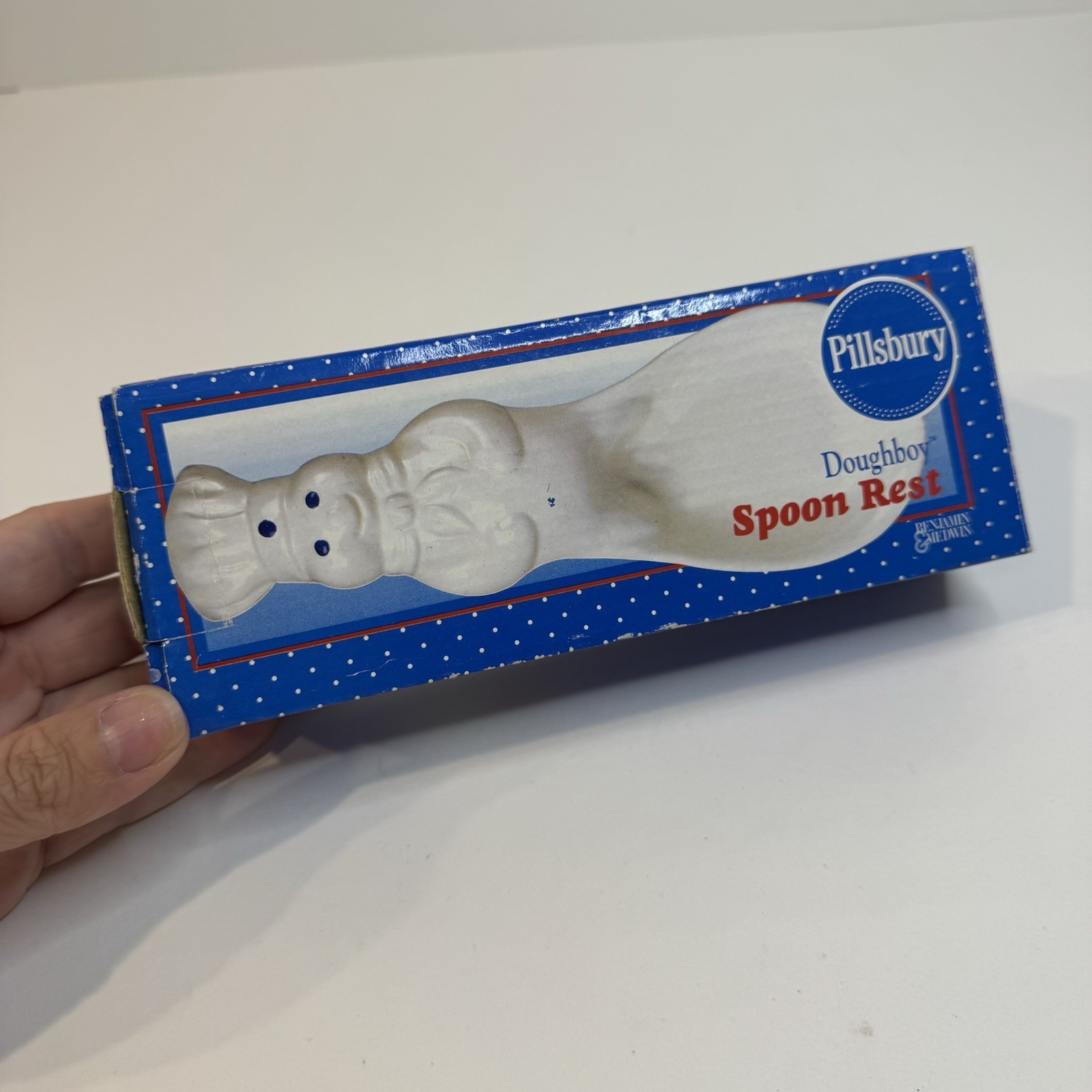 Vintage Pillsbury Doughboy Kitchen Collection Ceramic Spoon Rest Holder 2002 Vintage Pillsbury Doughboy Kitchen Collection Ceramic Spoon Rest Holder 2002