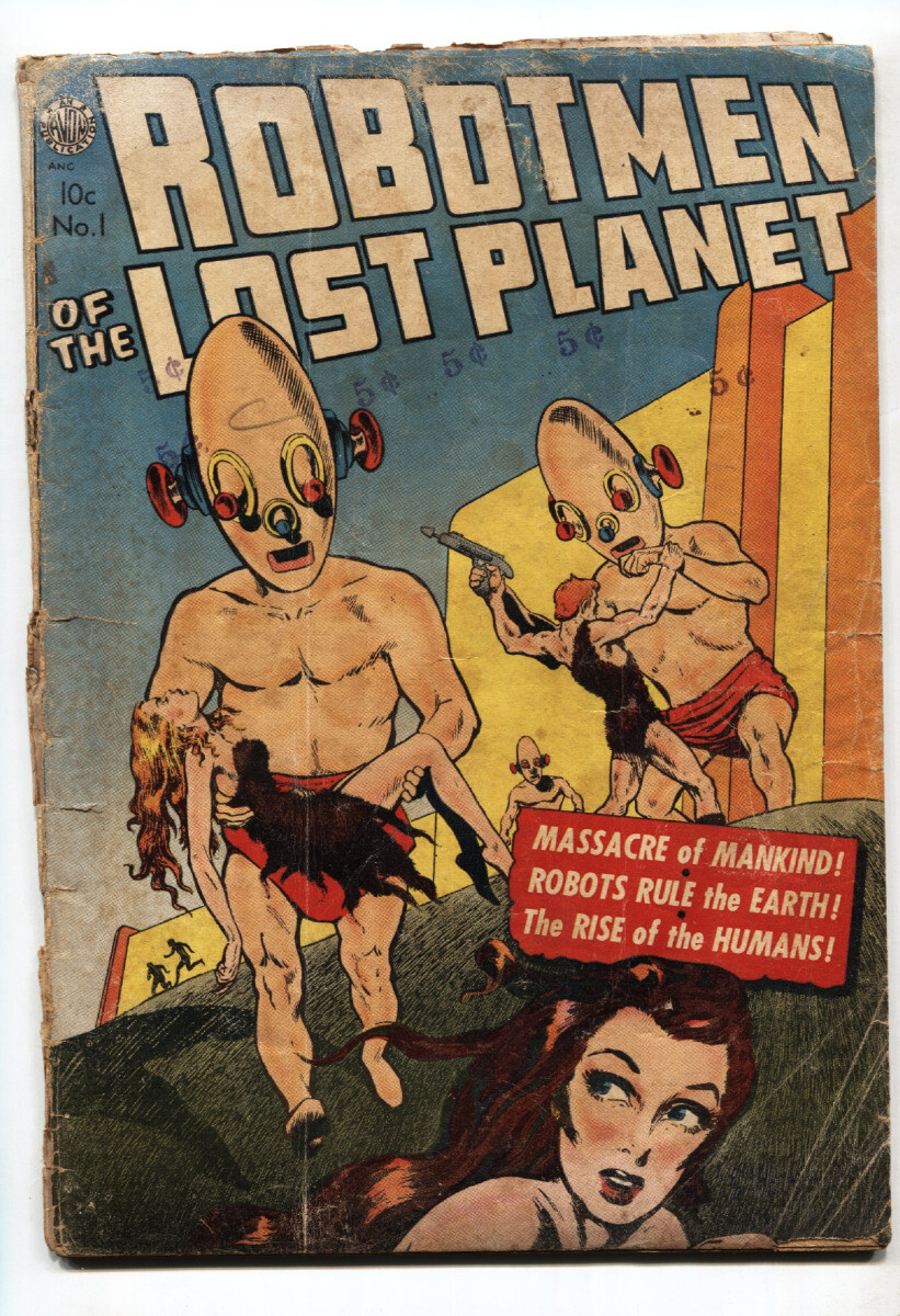 ROBOTMEN OF THE LOST PLANET #1-AVON SCI-FI-GGA PRE-CODE ROBOTMEN OF THE LOST PLANET #1-AVON SCI-FI-GGA PRE-CODE