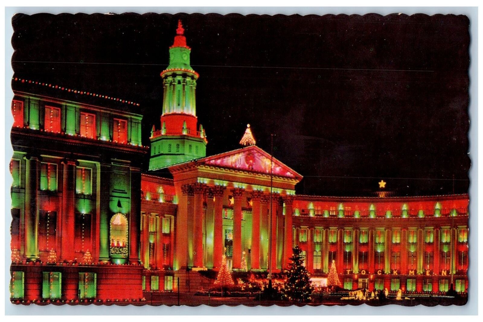 Denver Colorado CO Postcard Panorama Of Denver's Civic Center Exterior c1960's