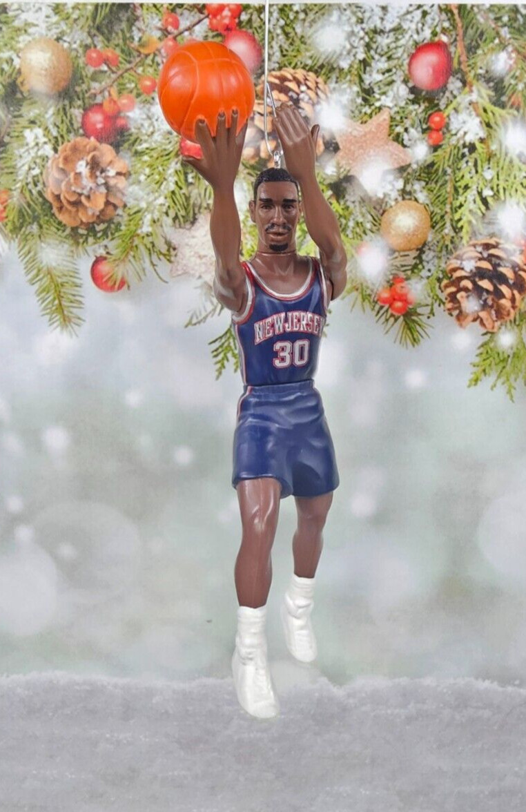 NEW JERSEY NETS Kerry Kittles NBA Sports Figure Christmas Ornament 