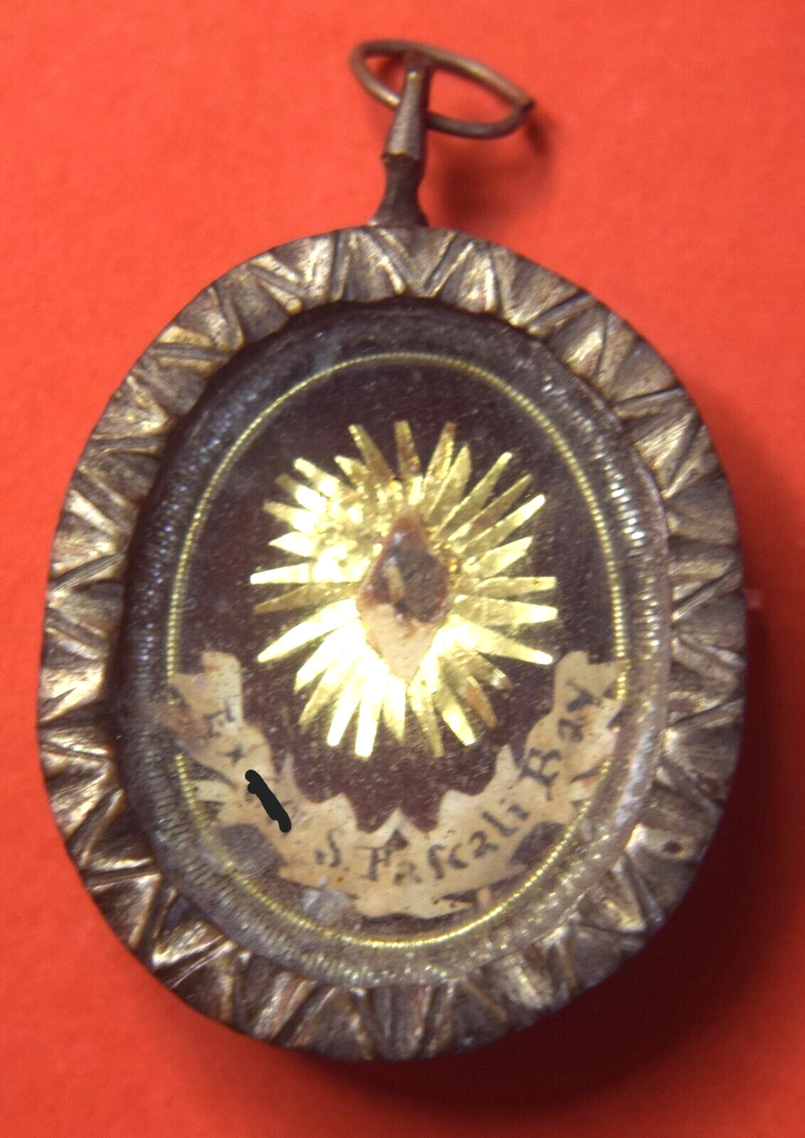relics Rare Reliquary of St. Paschal Baylon First 800 relics Rare Reliquary of St. Paschal Baylon First 800