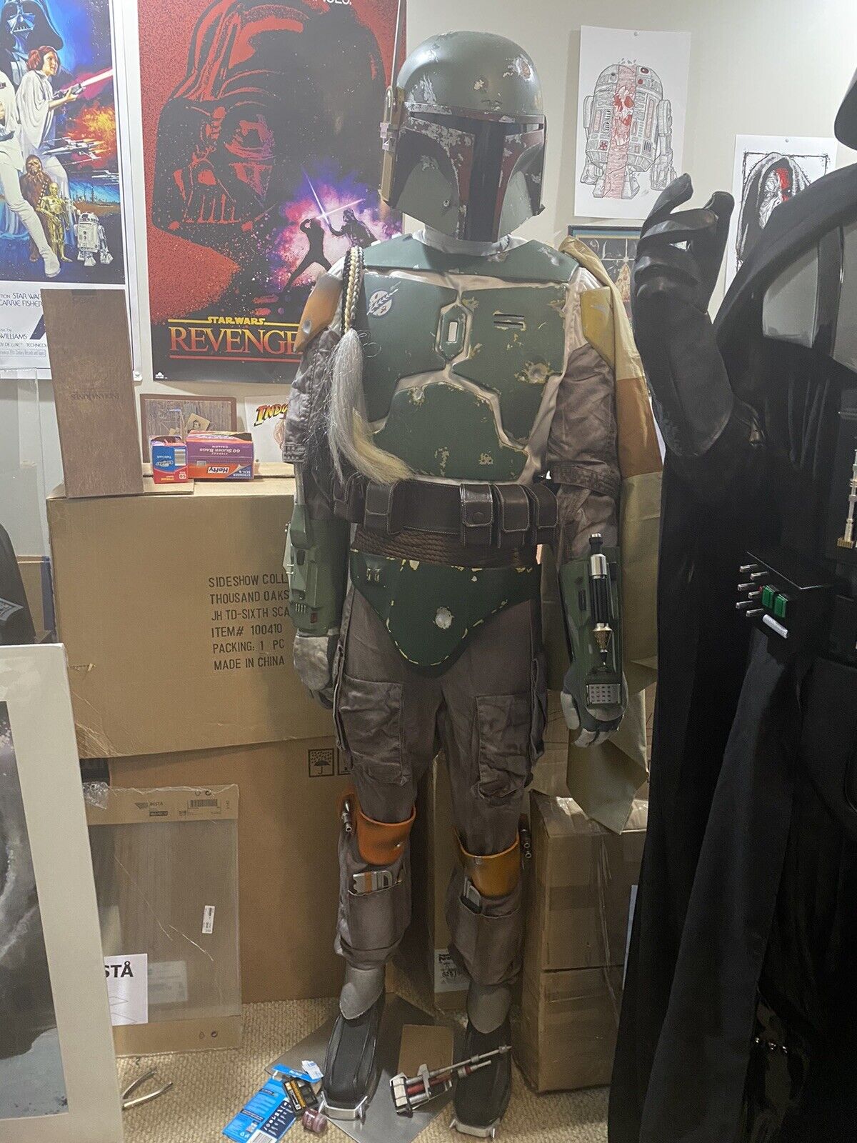 Life Size Boba Fett Costume Star Wars Empire Strikes Back
