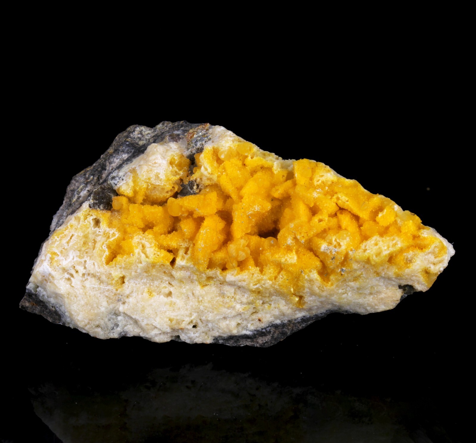 Lemon-yellow Cadmian Smithsonite ps Dolomite, Monte Cristo Mine, Arkansas, USA Lemon-yellow Cadmian Smithsonite ps Dolomite, Monte Cristo Mine, Arkansas, USA